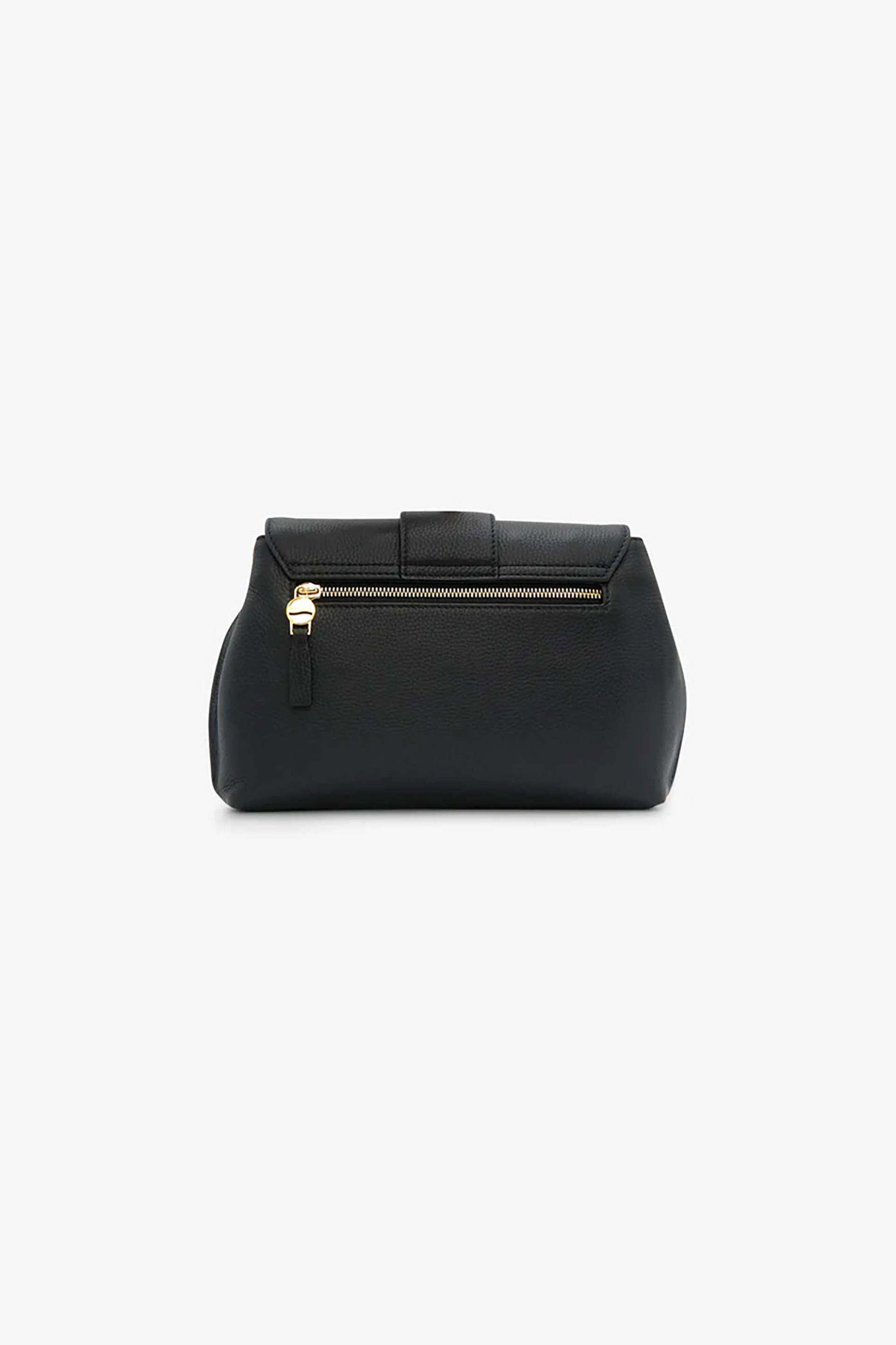 Nannini γυναικεία δερμάτινη τσάντα χειρός/crossbody "Keira Medium" - 18678 Μαύρο φωτογραφία