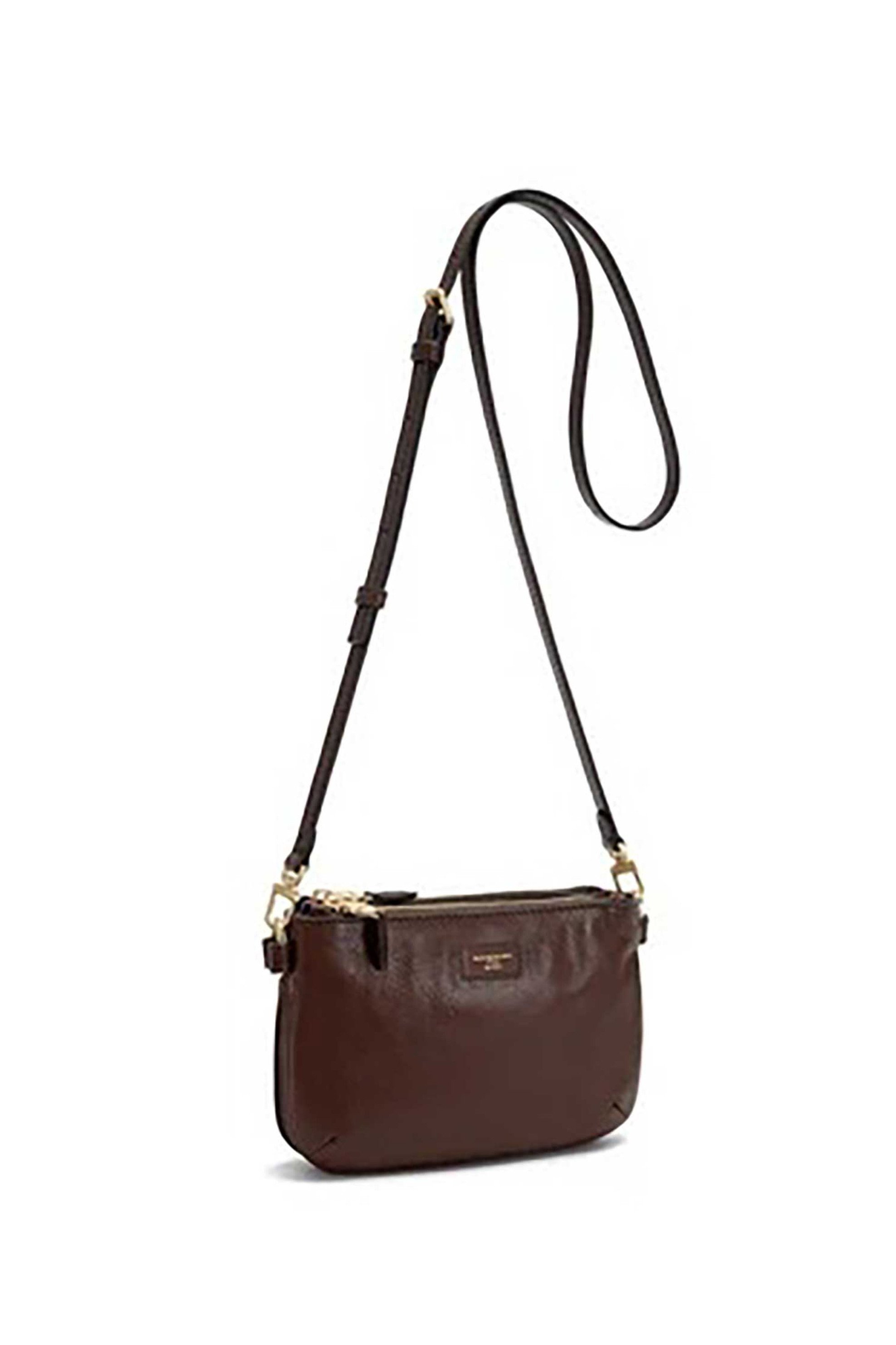 Nannini γυναικεία δερμάτινη τσάντα crossbody 