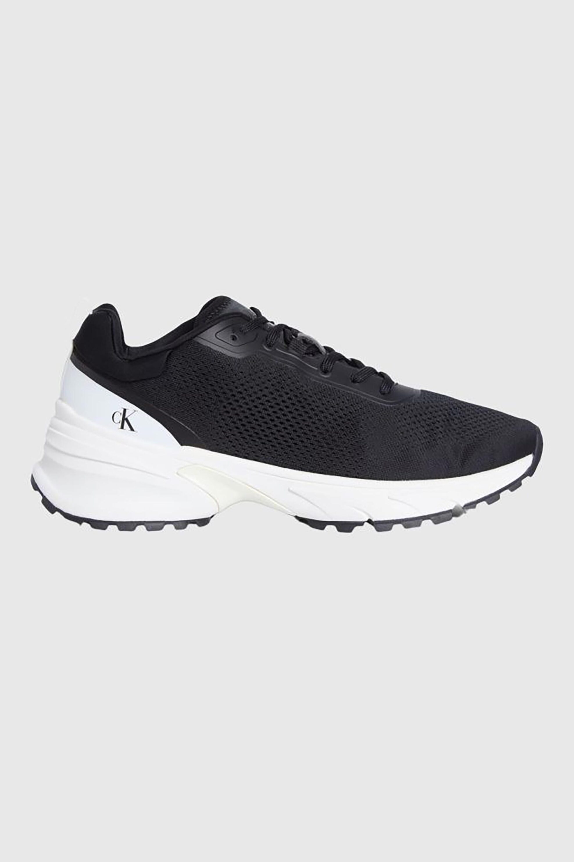 Calvin Klein Jeans ανδρικά sneakers με λογότυπο "Hike Runner" - YM0YM01284 Ασπρόμαυρο