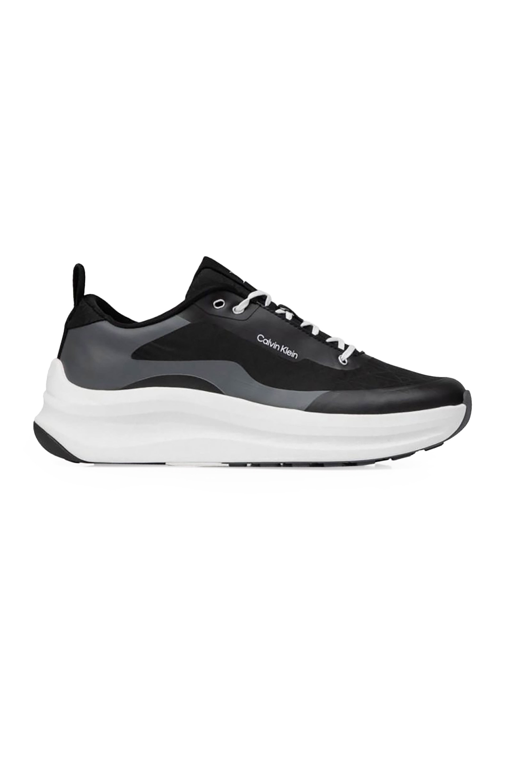 Calvin Klein Jeans ανδρικά sneakers με ανάγλυφο λογότυπο "Chunky Runner" - YM0YM01456 Μαύρο