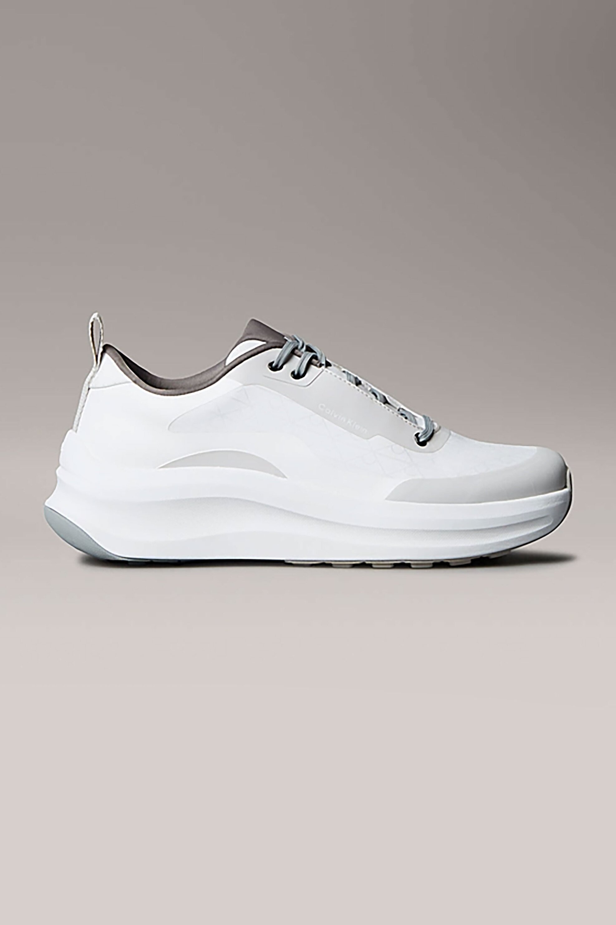 Calvin Klein Jeans ανδρικά sneakers με ανάγλυφο λογότυπο "Chunky Runner" - YM0YM01456 Λευκό