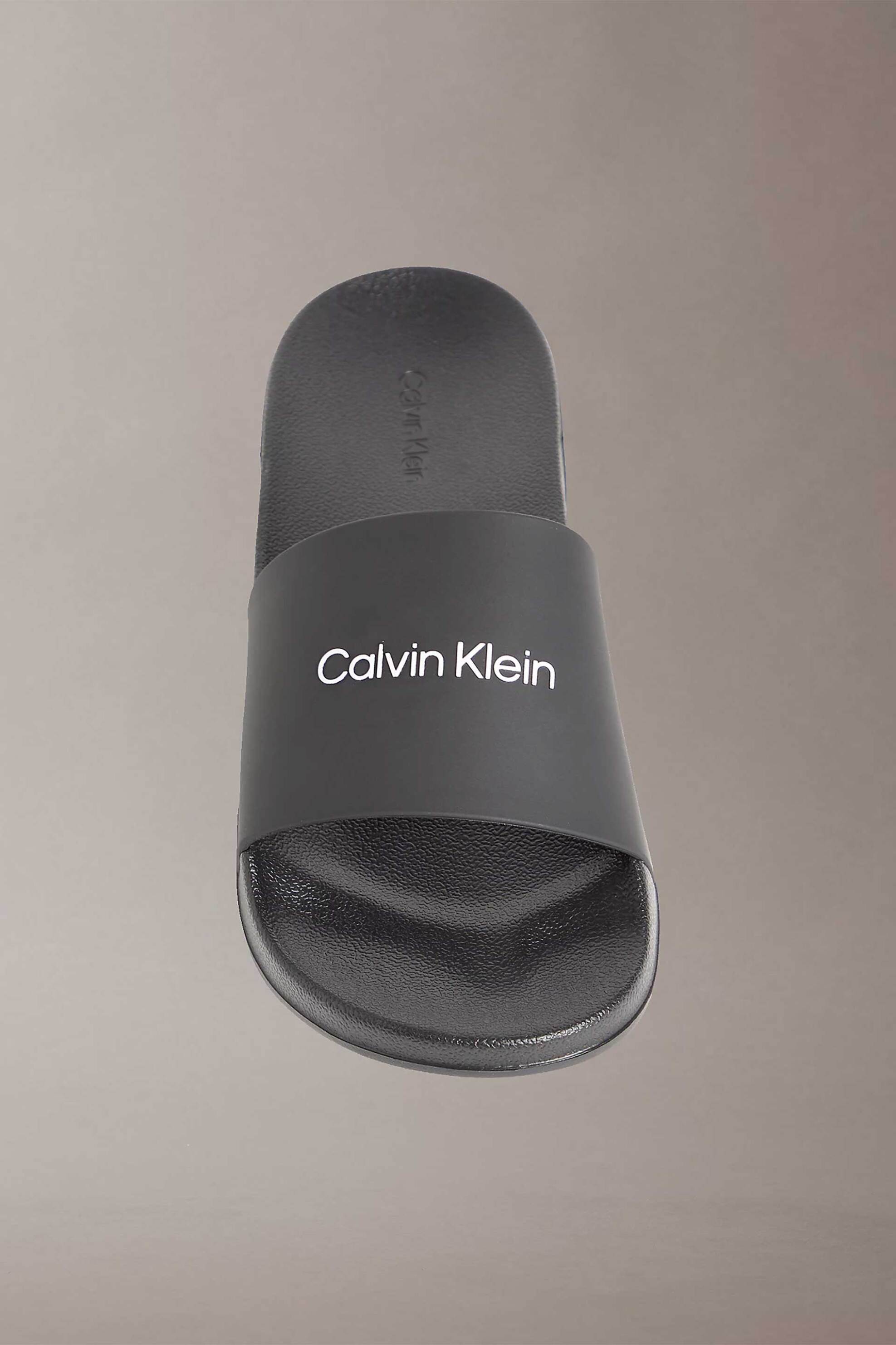 Calvin Klein Jeans Ανδρικές Σαγιονάρες με Λογότυπο - Hm0Hm02107 Μαύρο