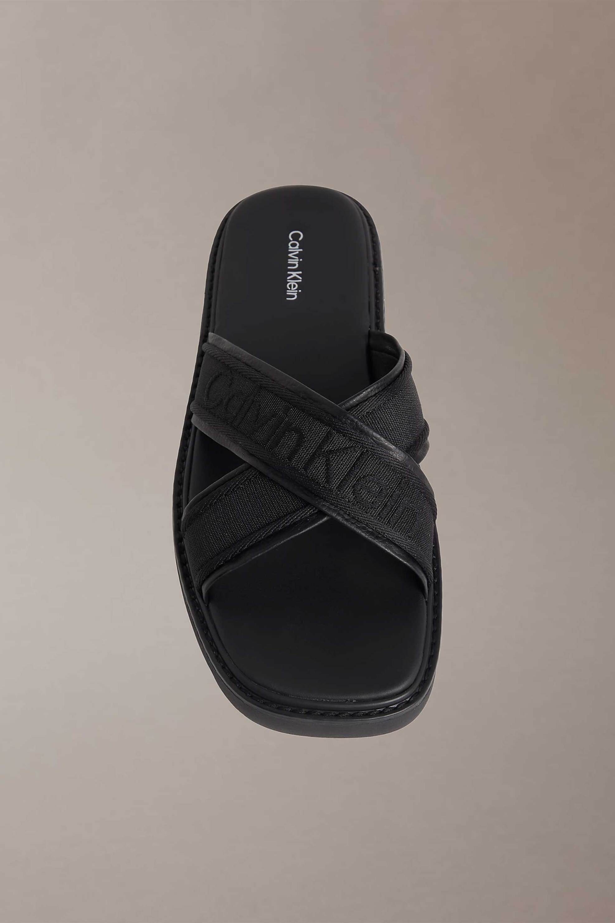 Calvin Klein Jeans Ανδρικά Σανδάλια με Λογότυπο - Hm0Hm02101 Μαύρο