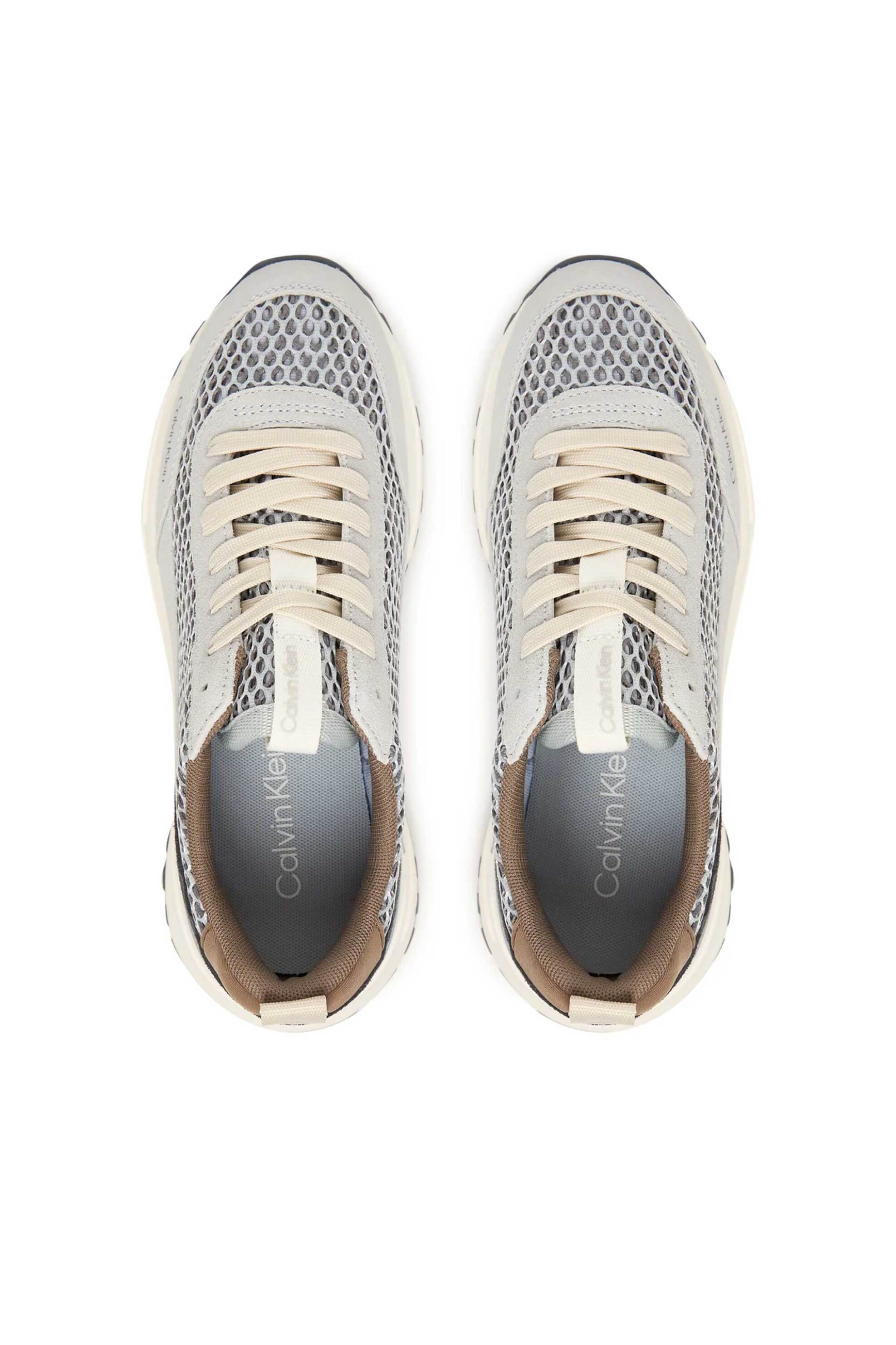 Calvin Klein Jeans Γυναικεία Sneakers με Λογότυπο Hike Runner - Yw0Yw02030 Γκρι