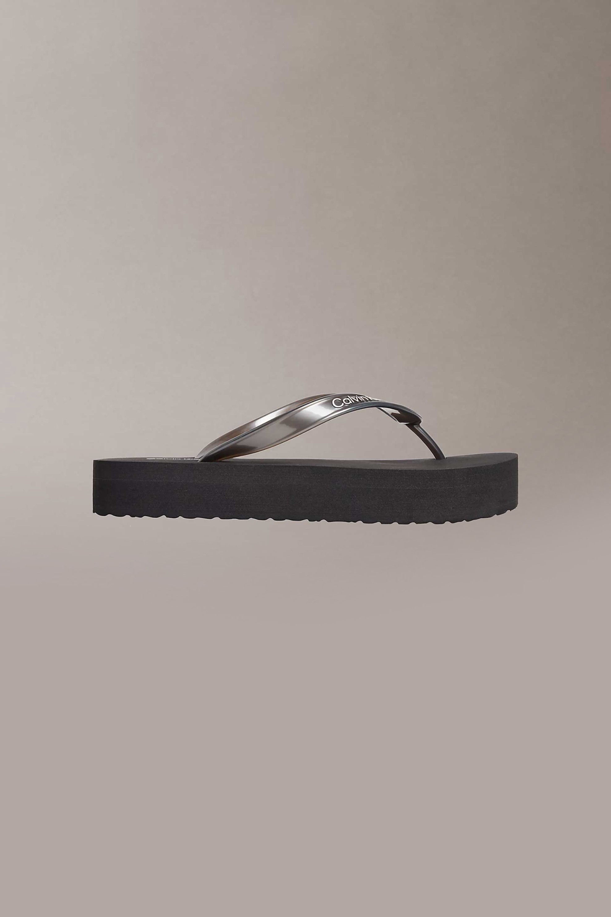 Calvin Klein Jeans γυναικείες σαγιονάρες με λογότυπο - HW0HW03120 Μαύρο