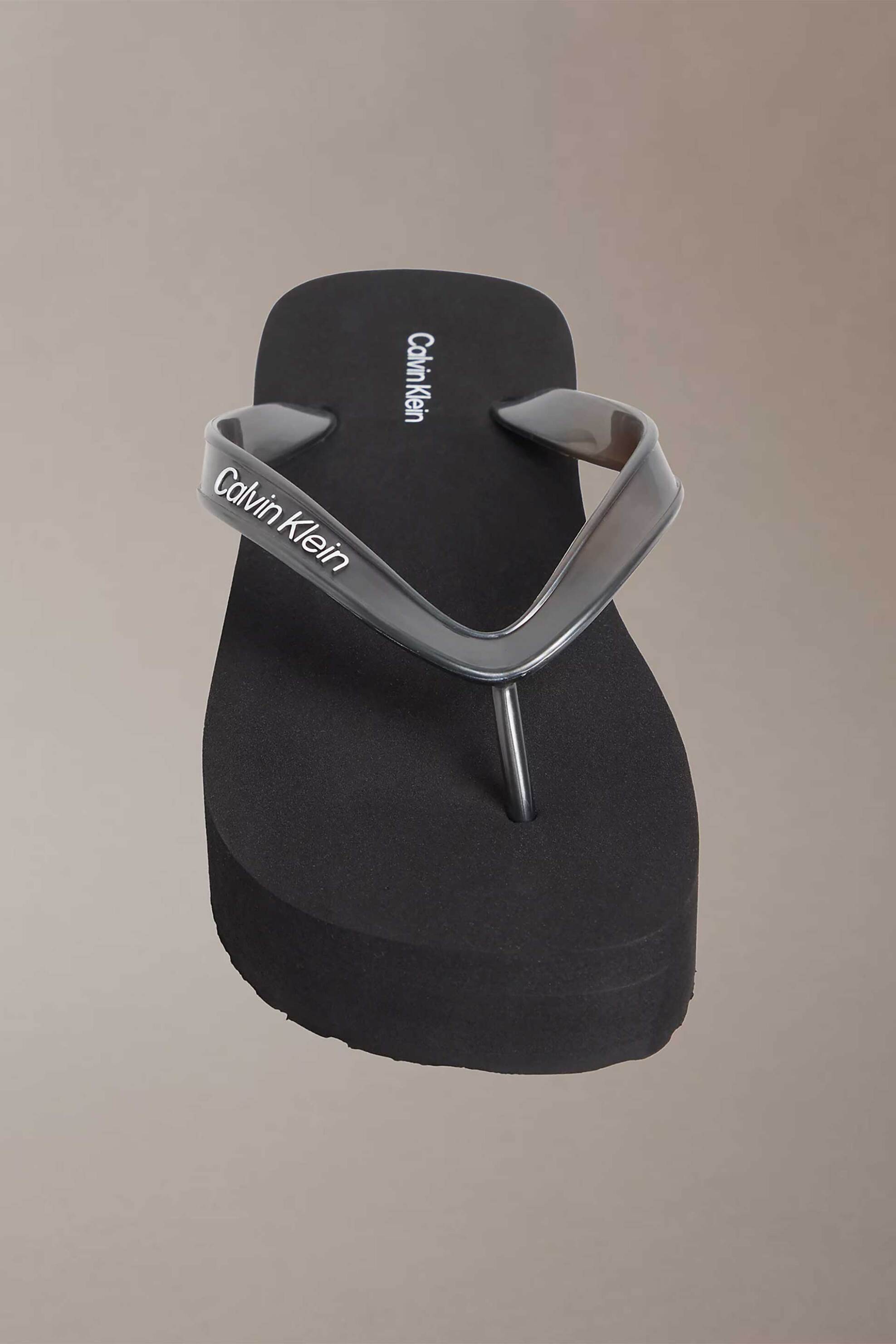 Calvin Klein Jeans Γυναικείες Σαγιονάρες με Λογότυπο - Hw0Hw03120 Μαύρο