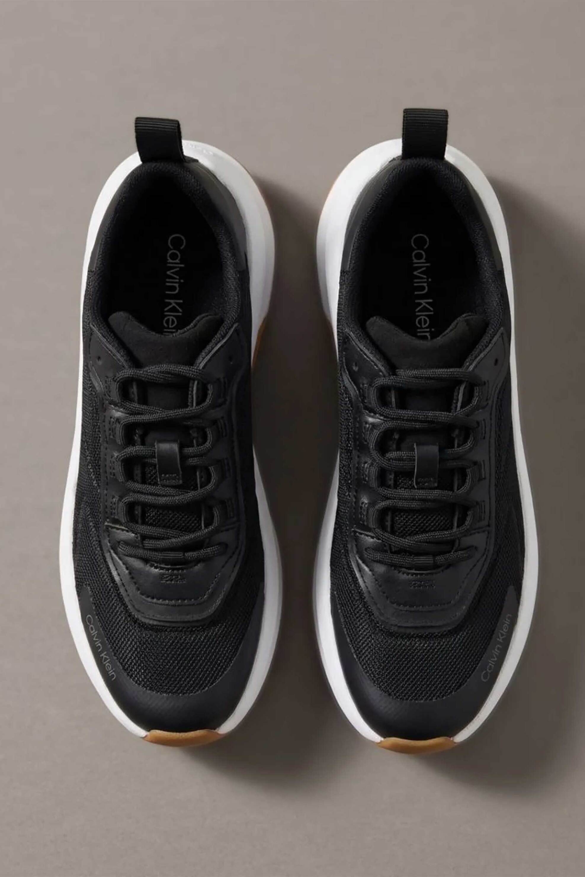 Calvin Klein Jeans Γυναικεία Sneakers με Λογότυπο - Hw0Hw03111 Μαύρο
