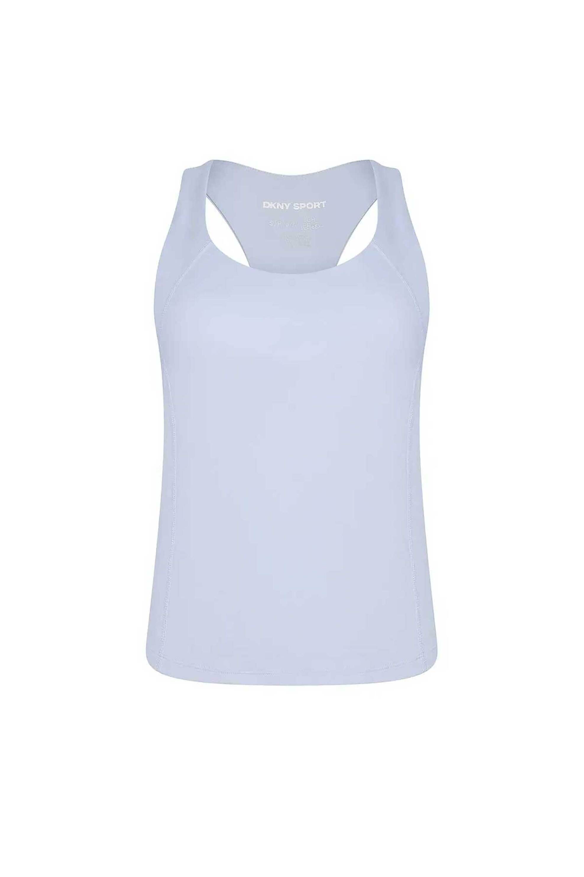 DKNY γυναικεία αμάνικη αθλητική μπλούζα με λογότυπο - DP5T1131 Γαλάζιο