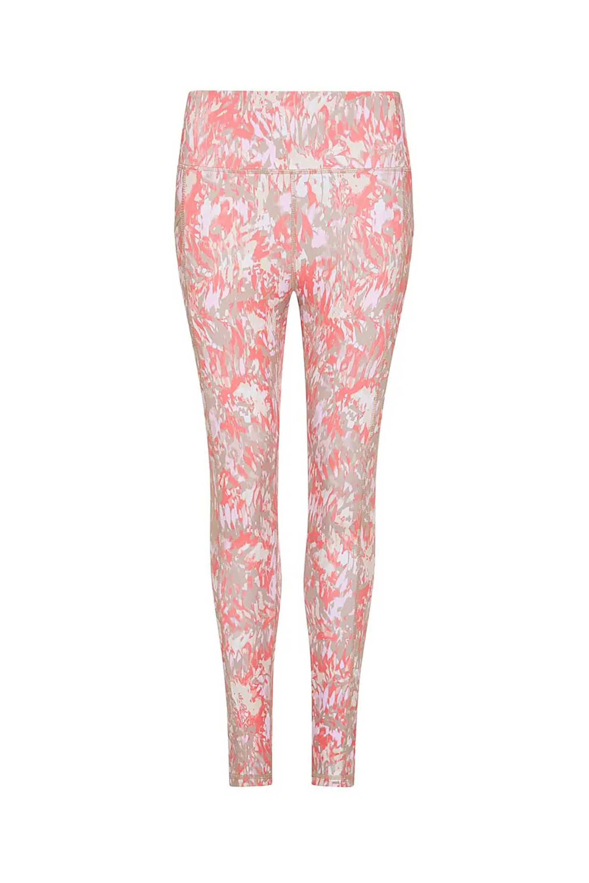 DKNY DKNY γυναικείο κολάν 7/8 με all-over print - DP5P3491 Ροζ