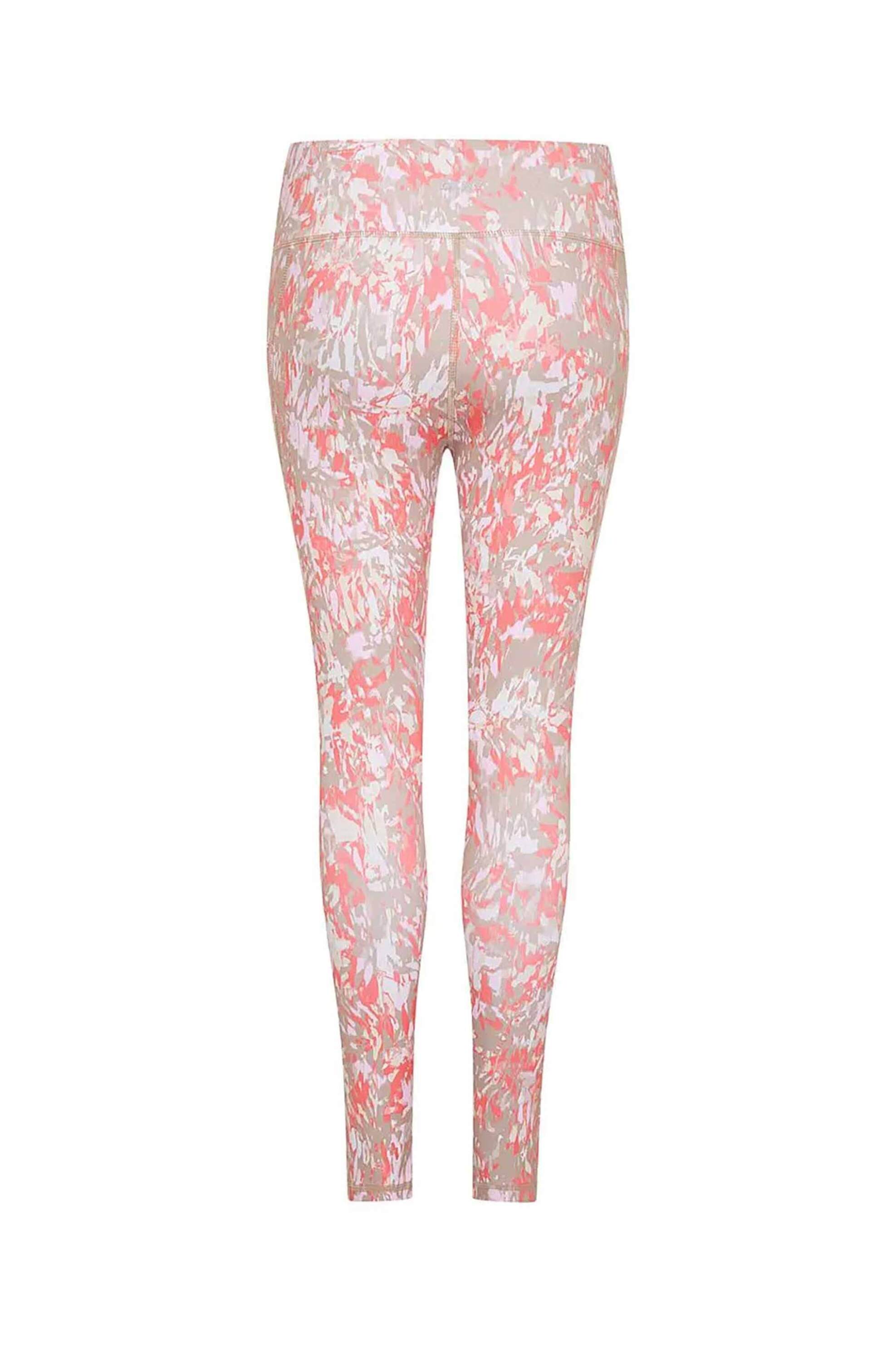 DKNY γυναικείο κολάν 7/8 με all-over print - DP5P3491 Ροζ φωτογραφία