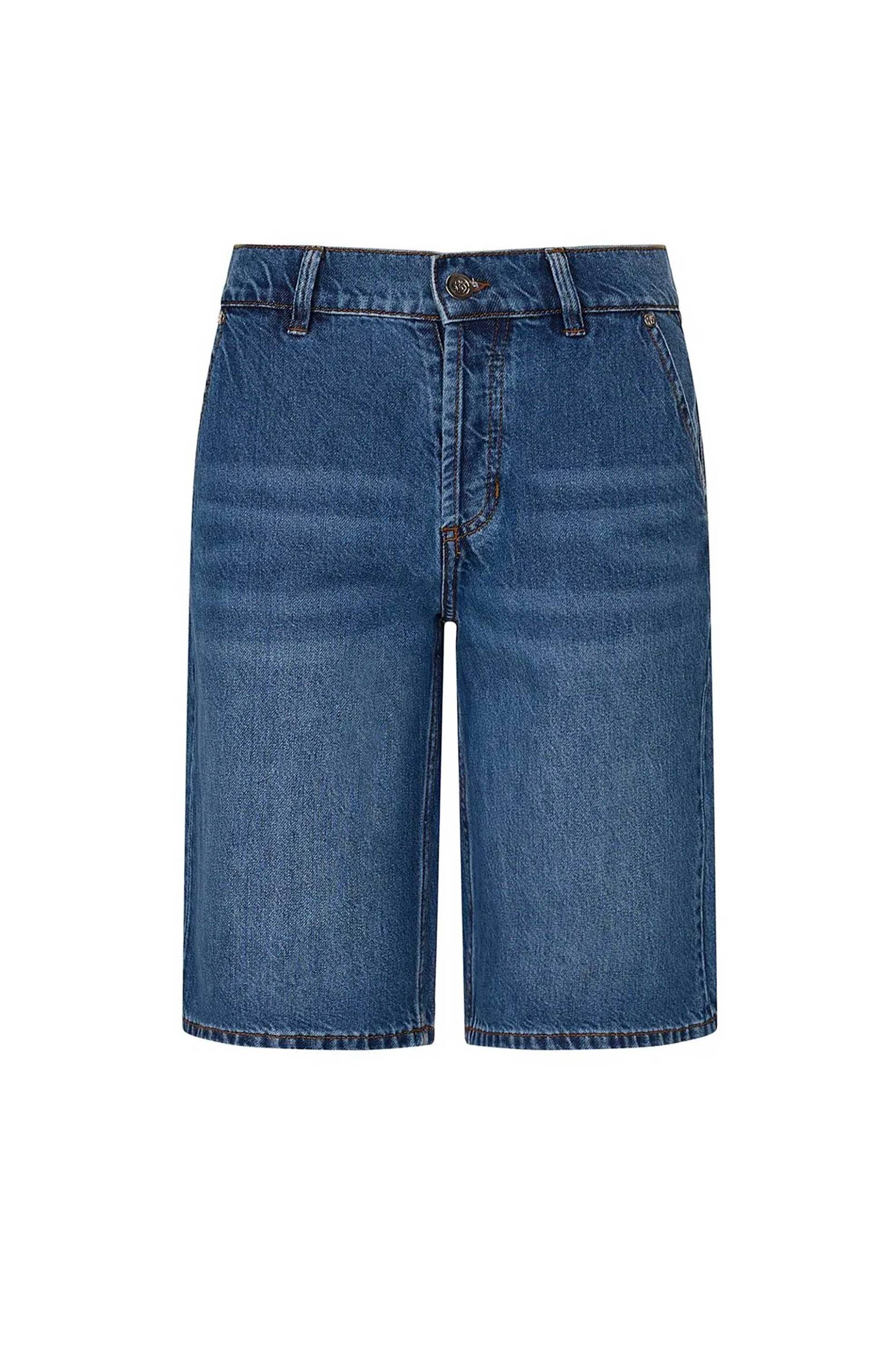DKNY γυναικείο denim σορτς - P5BWZAGI Denim Blue