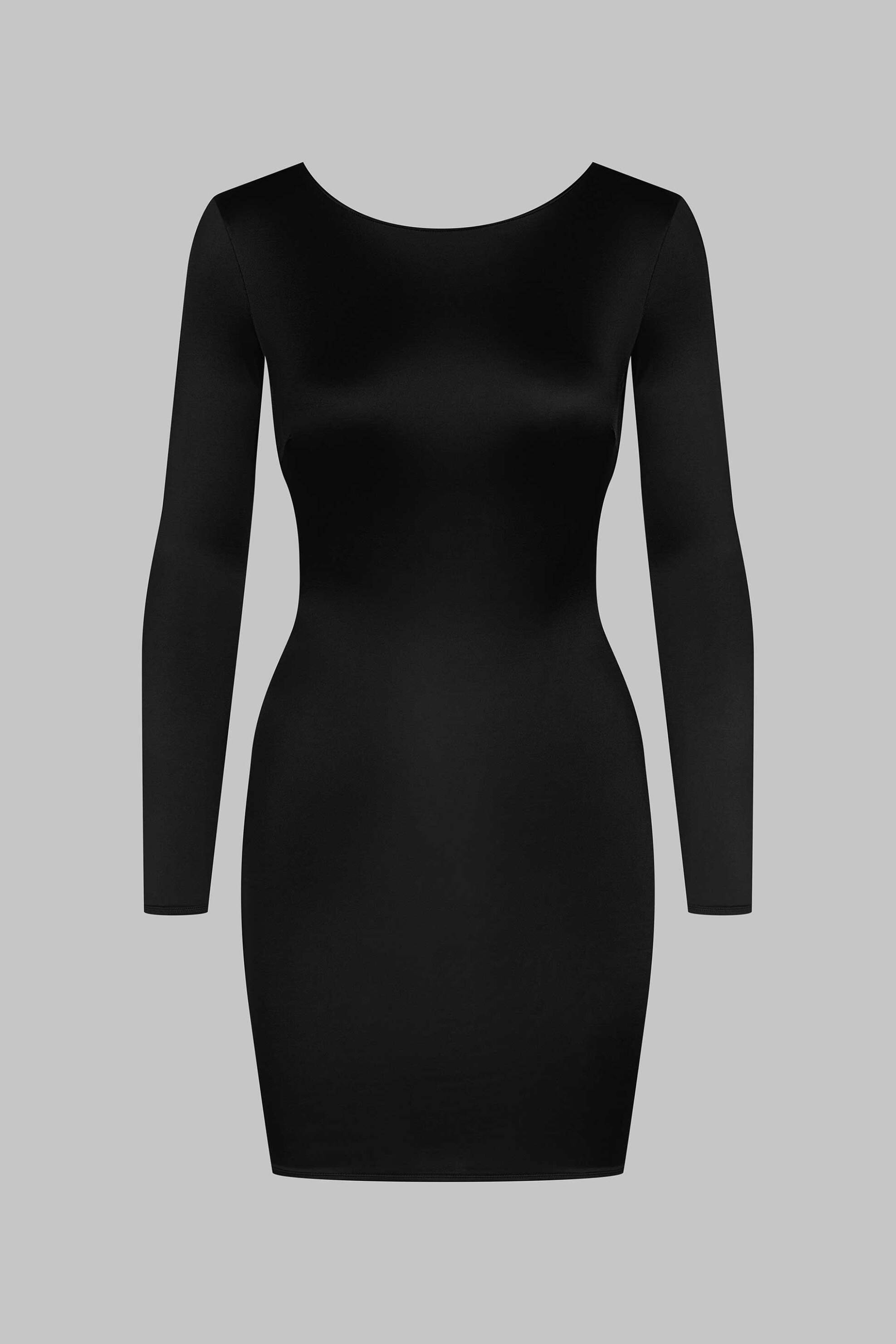 MAISON CLOSE Maison Close γυναικείο φόρεμα mini με κορδόνια - 562838 Μαύρο - 4