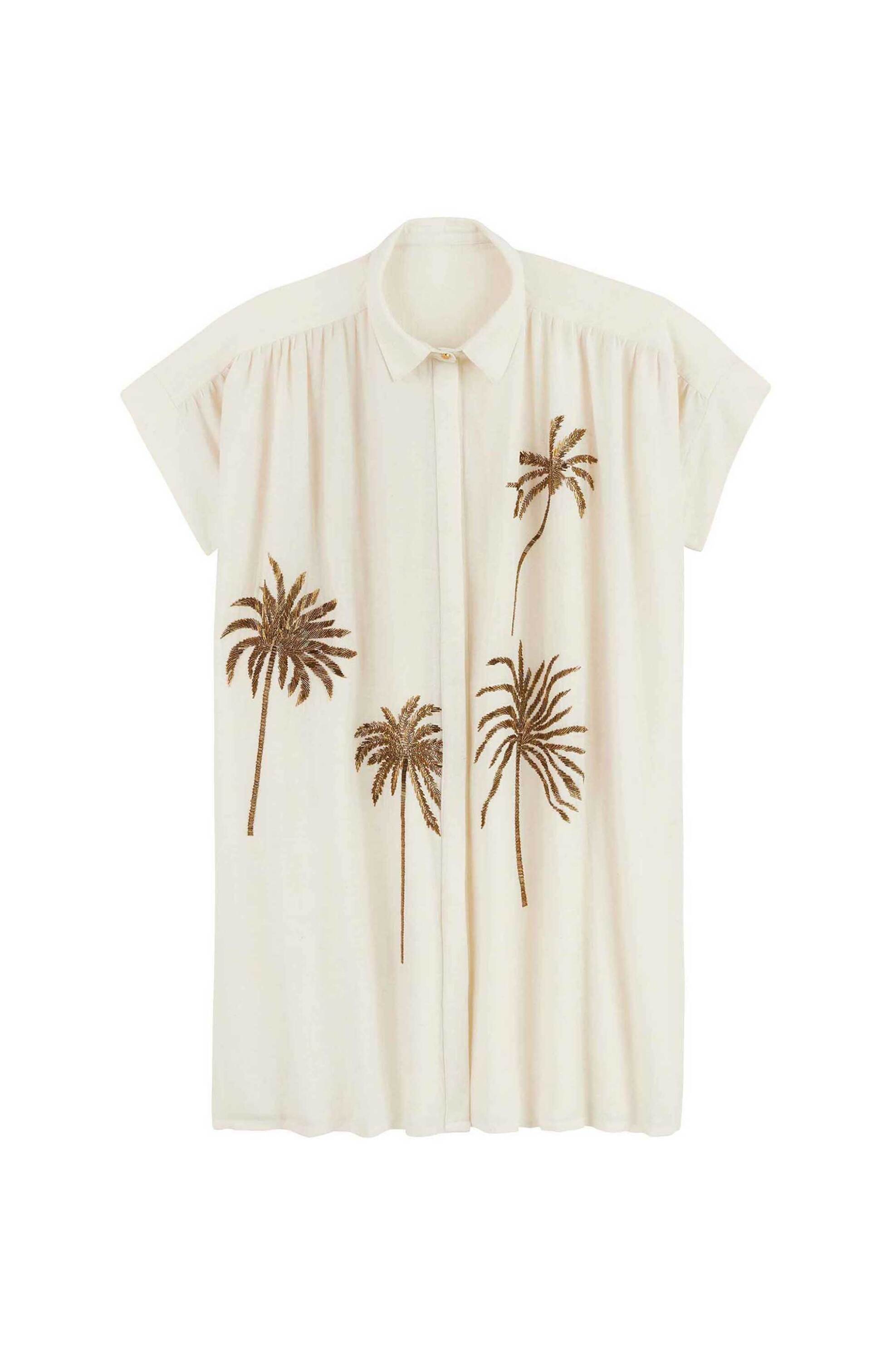 WILD PARIS Wild Paris γυναικείο mini φόρεμα σεμιζιέ "Clovis" - CLOVIS/ROBE/SS25 Λευκό - 4