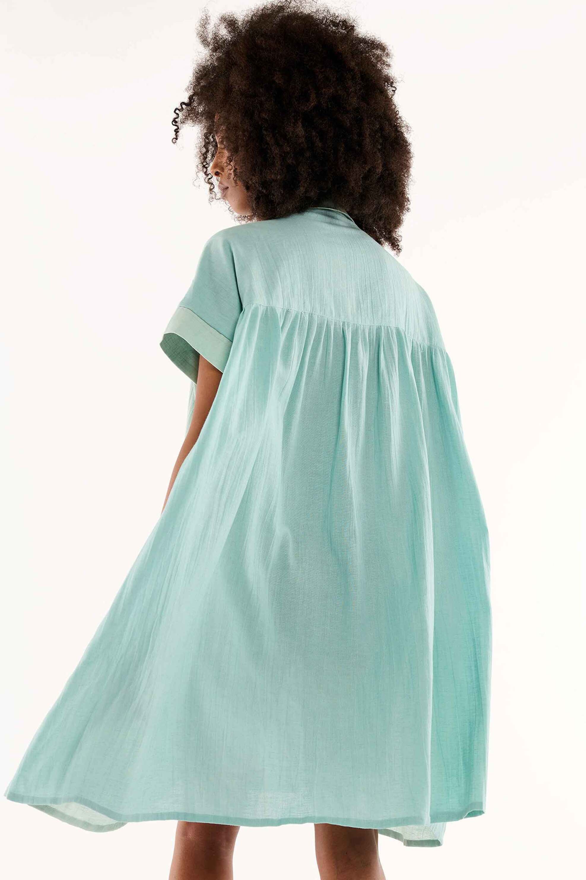 WILD PARIS Wild Paris γυναικείο mini φόρεμα σεμιζιέ "Clovis" - CLOVIS/ROBE/SS25 Μπλε - 3