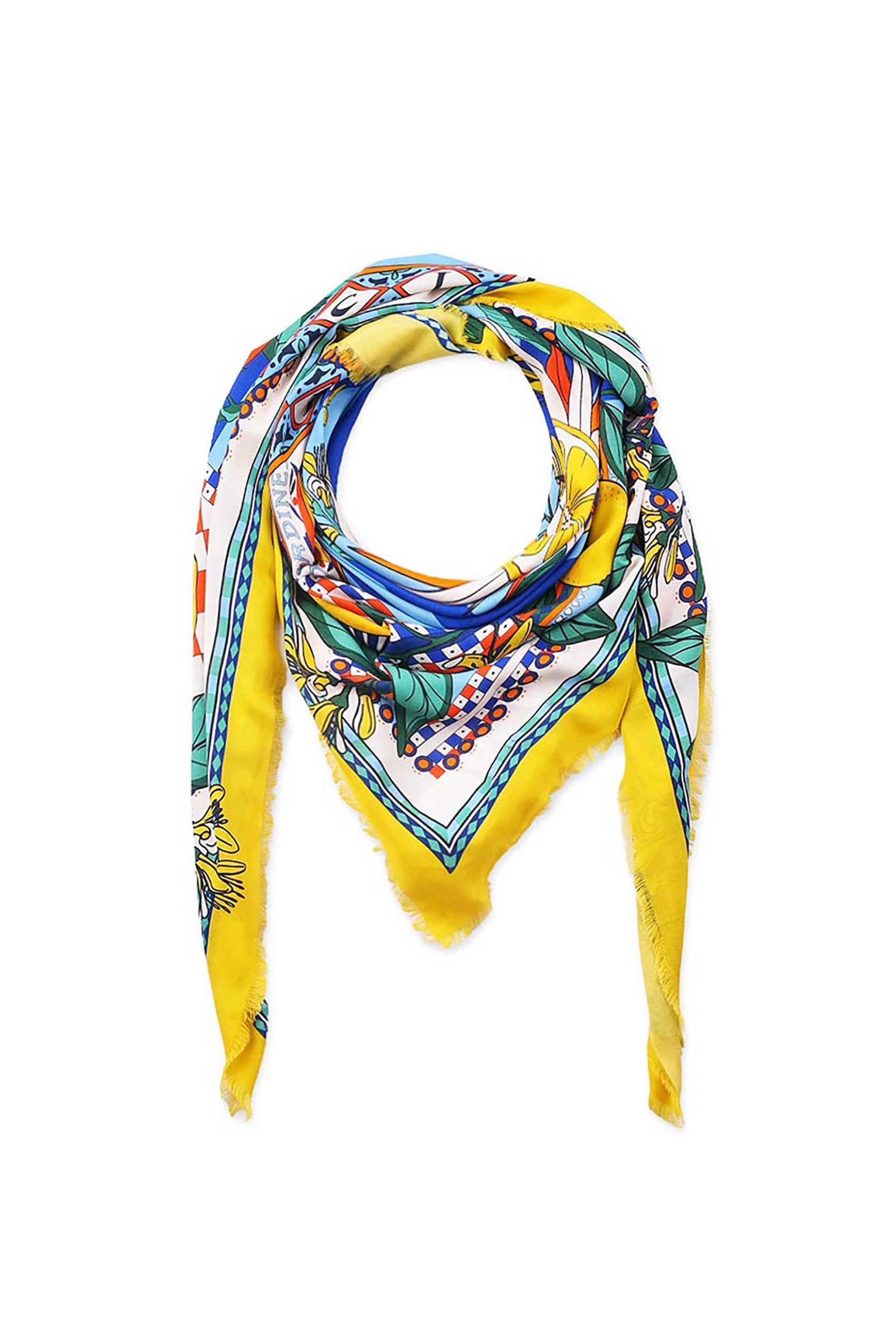 Wild Paris γυναικείο φουλάρι "Sicily Grand" - SICILY/GRAND/FOULARD/SS25 Μπλε φωτογραφία