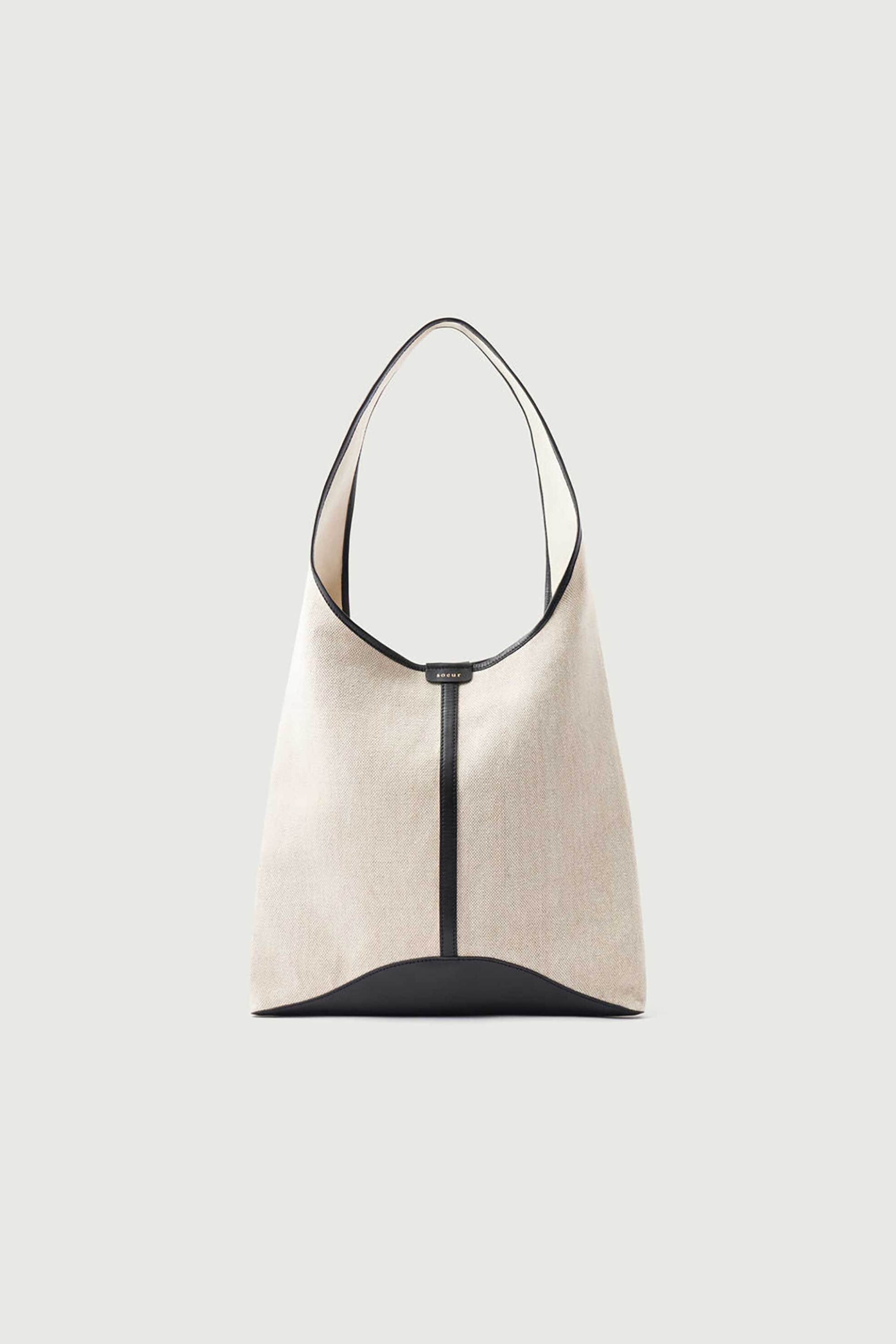 SOEUR Soeur γυναικεία υφασμάτινη τσάντα tote "Delice" - SEM1602DELICE Εκρού