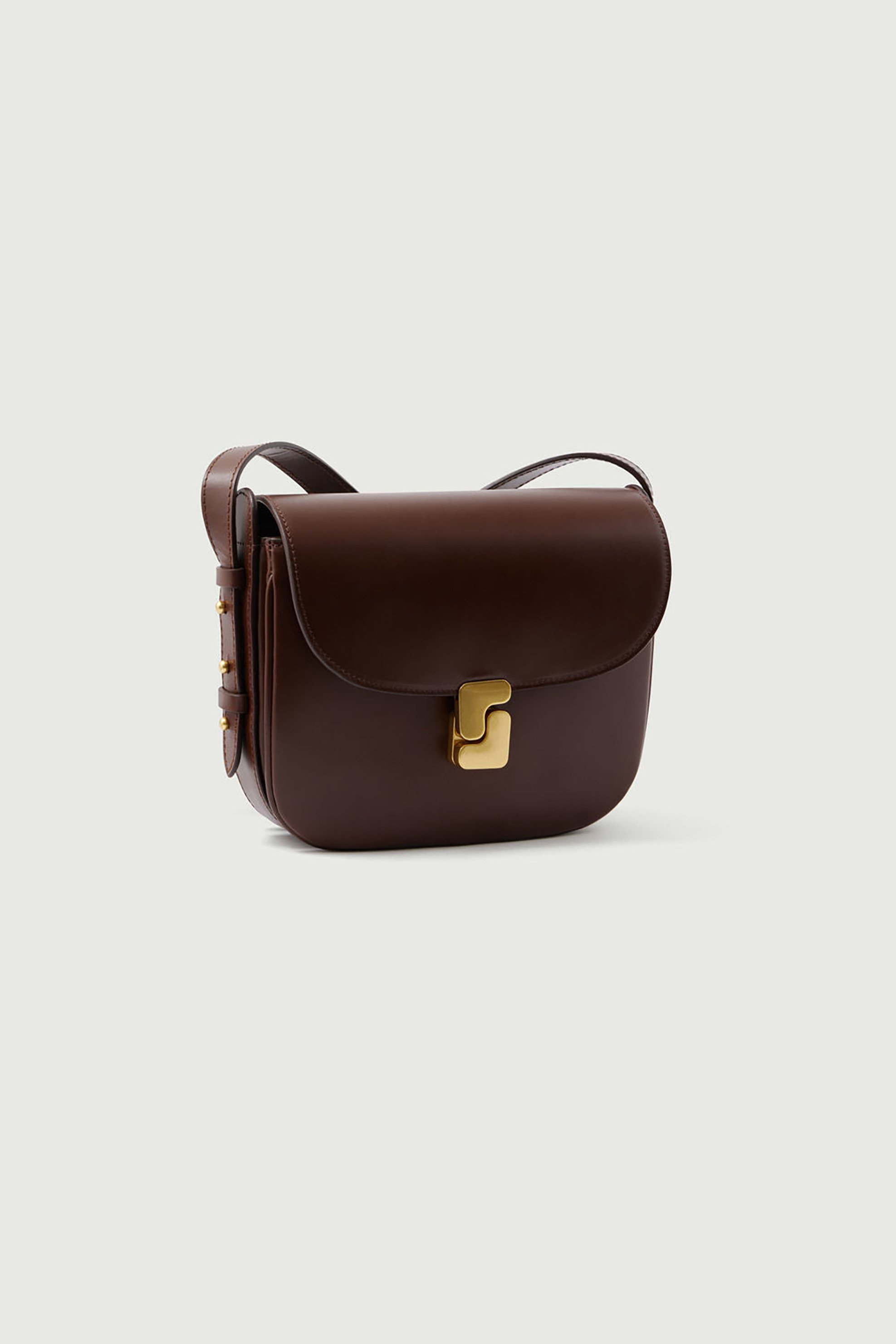Soeur γυναικεία δερμάτινη τσάντα ώμου/crossbody "Bellissima Mini" - SEM1615BELLIMIN Καφέ φωτογραφία
