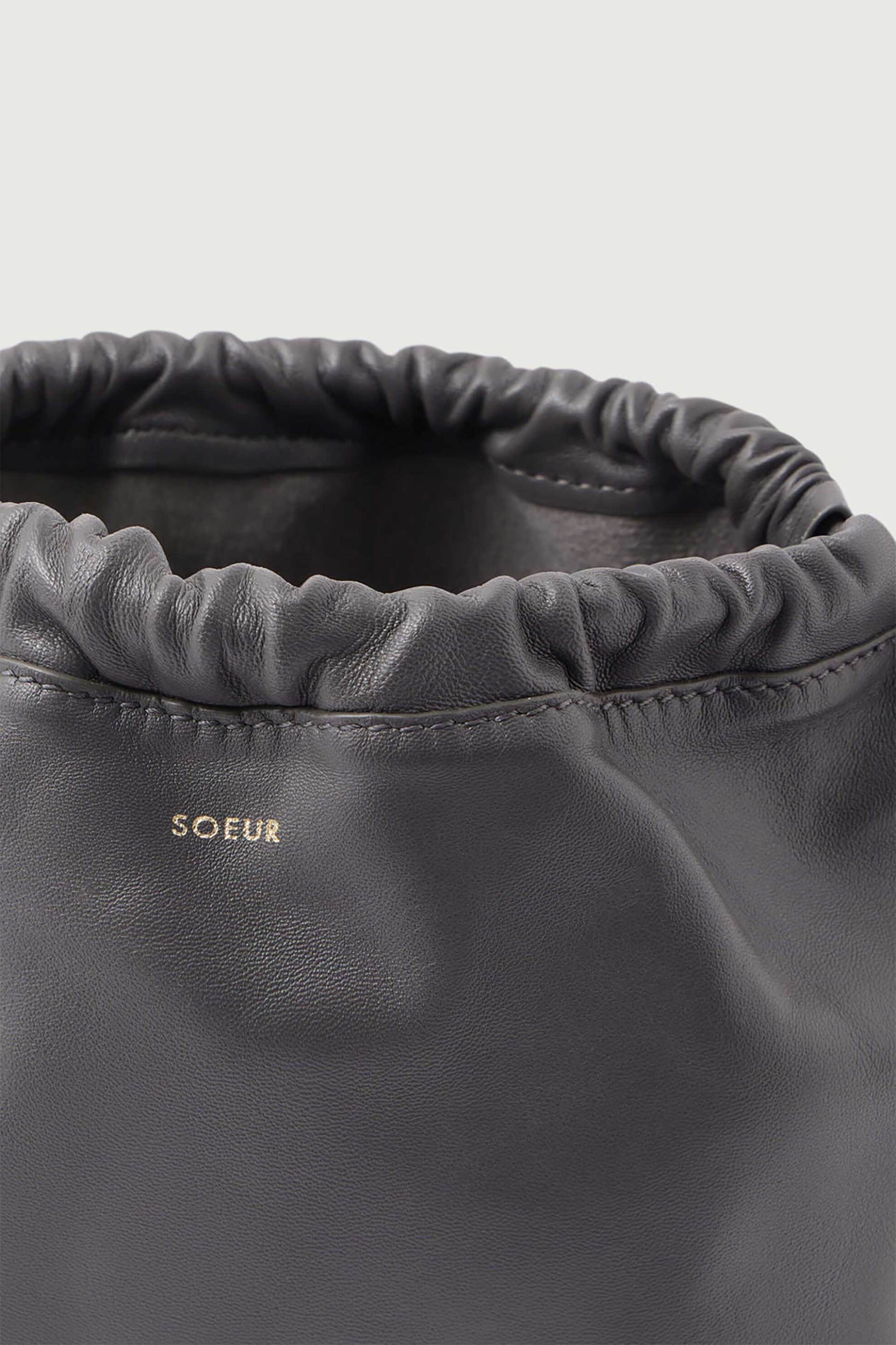 Soeur γυναικείο δερμάτινο mini bag "Suzette" - SEM1433SUZETTE Ανθρακί φωτογραφία