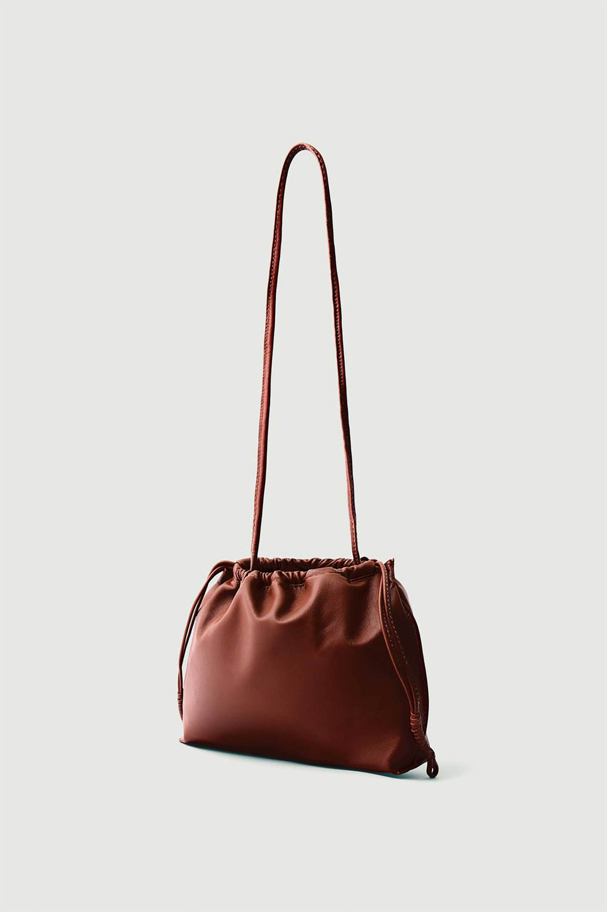 Soeur γυναικείο δερμάτινο mini bag "Suzette" - SEM1433SUZETTE Καφέ φωτογραφία