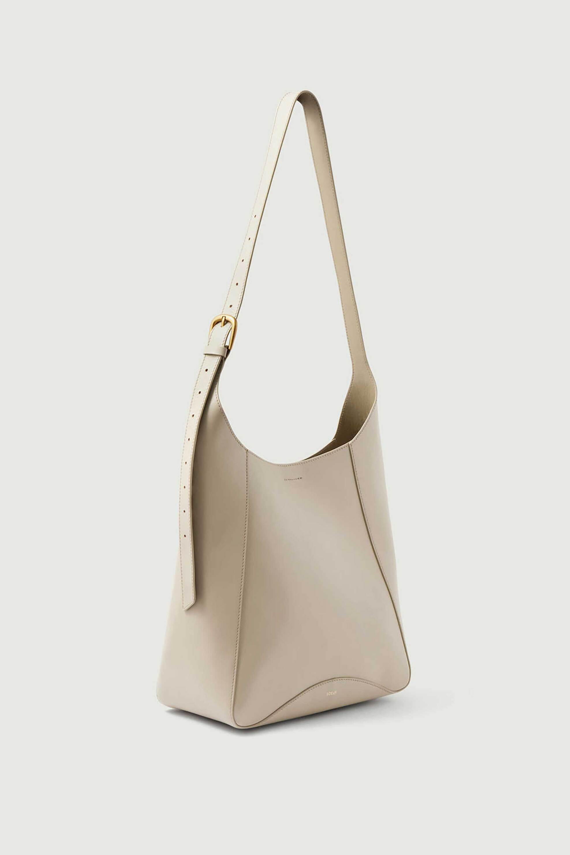 Soeur γυναικεία δερμάτινη τσάντα ώμου/crossbody "Uma" - SEM1606UMA Μπεζ φωτογραφία