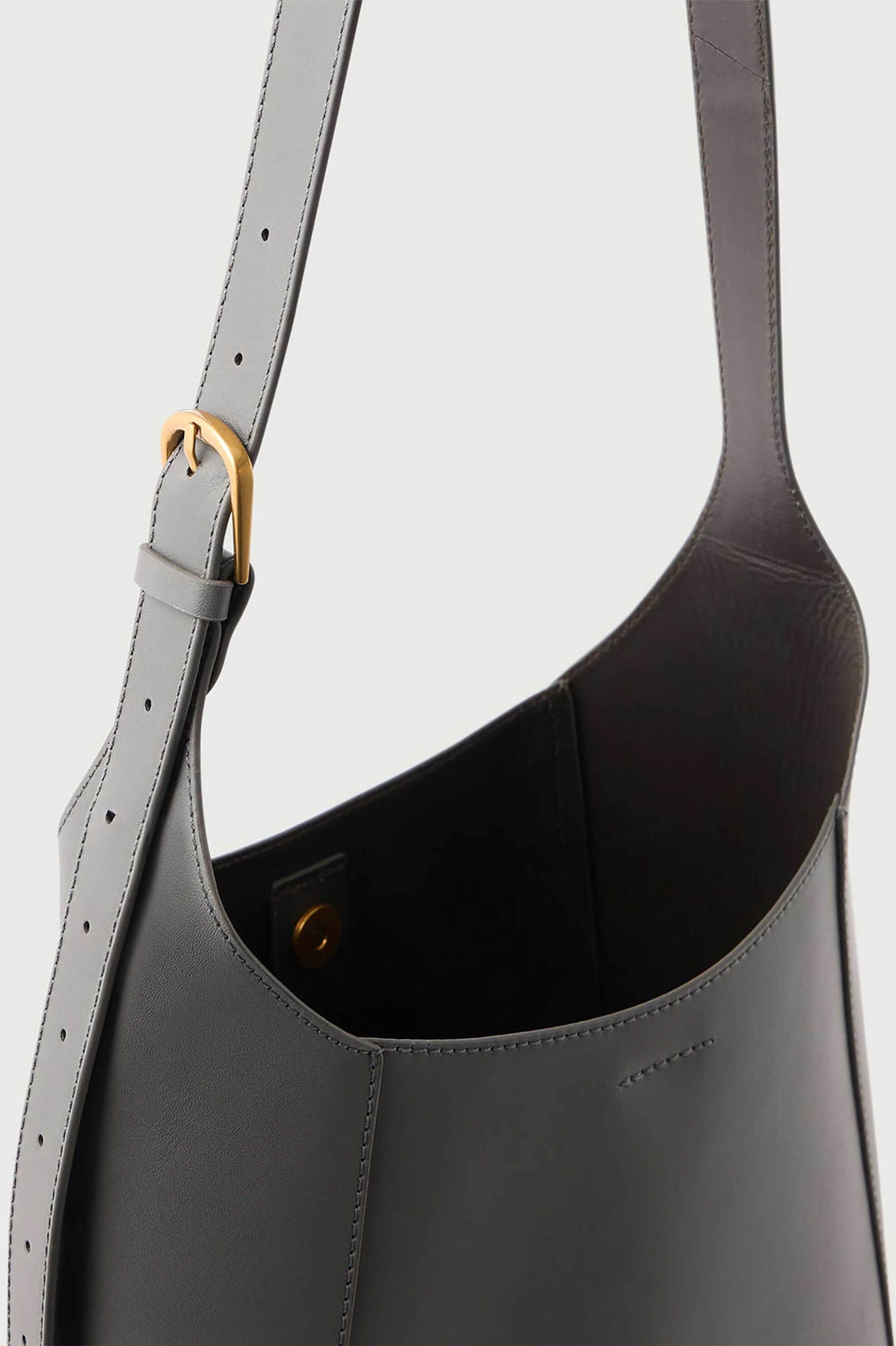 SOEUR Soeur γυναικεία δερμάτινη τσάντα ώμου/crossbody "Uma" - SEM1606UMA Ανθρακί - 4
