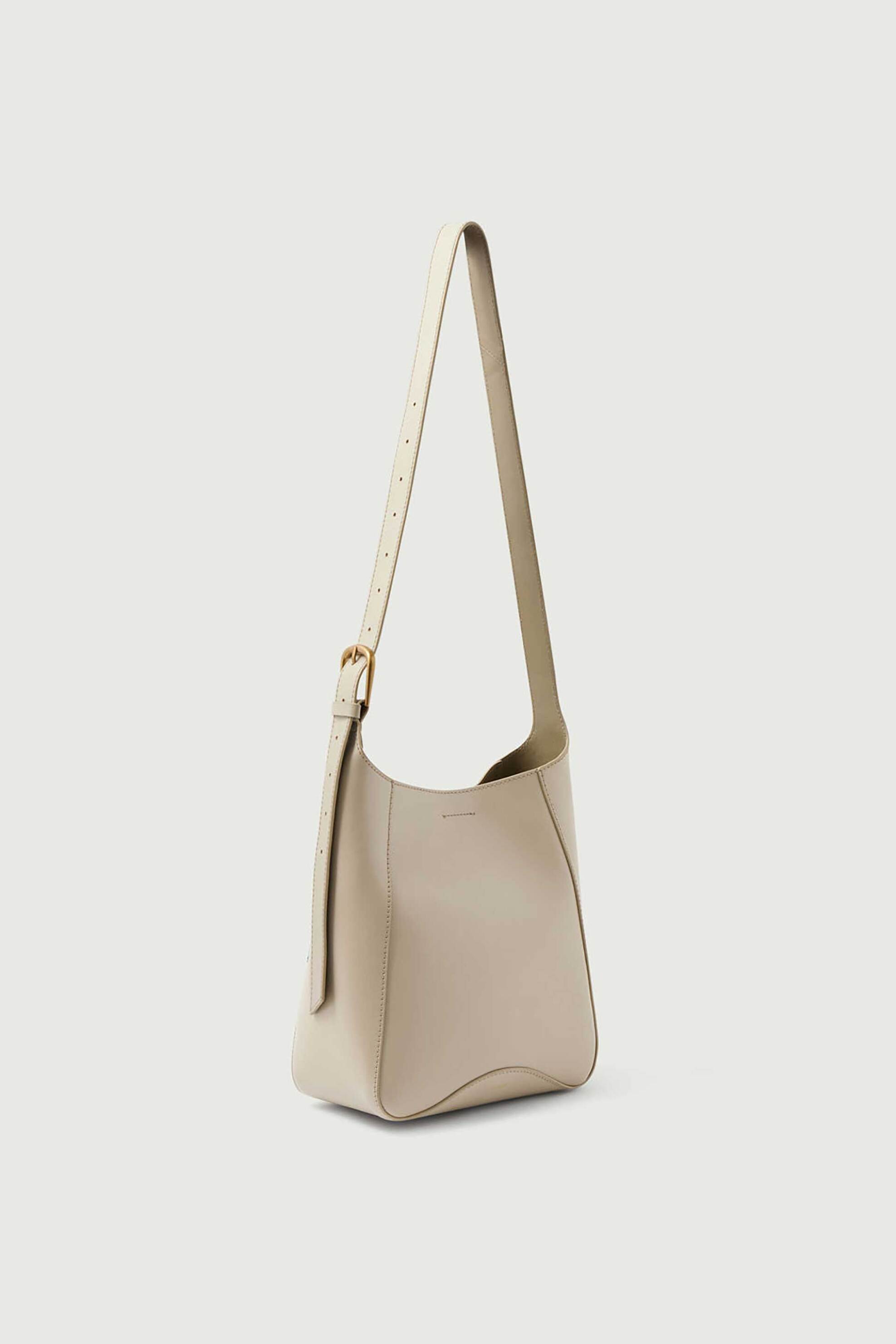Soeur γυναικεία δερμάτινη τσάντα ώμου/crossbody "Uma Mini" - SEM1607UMAMINI Μπεζ φωτογραφία