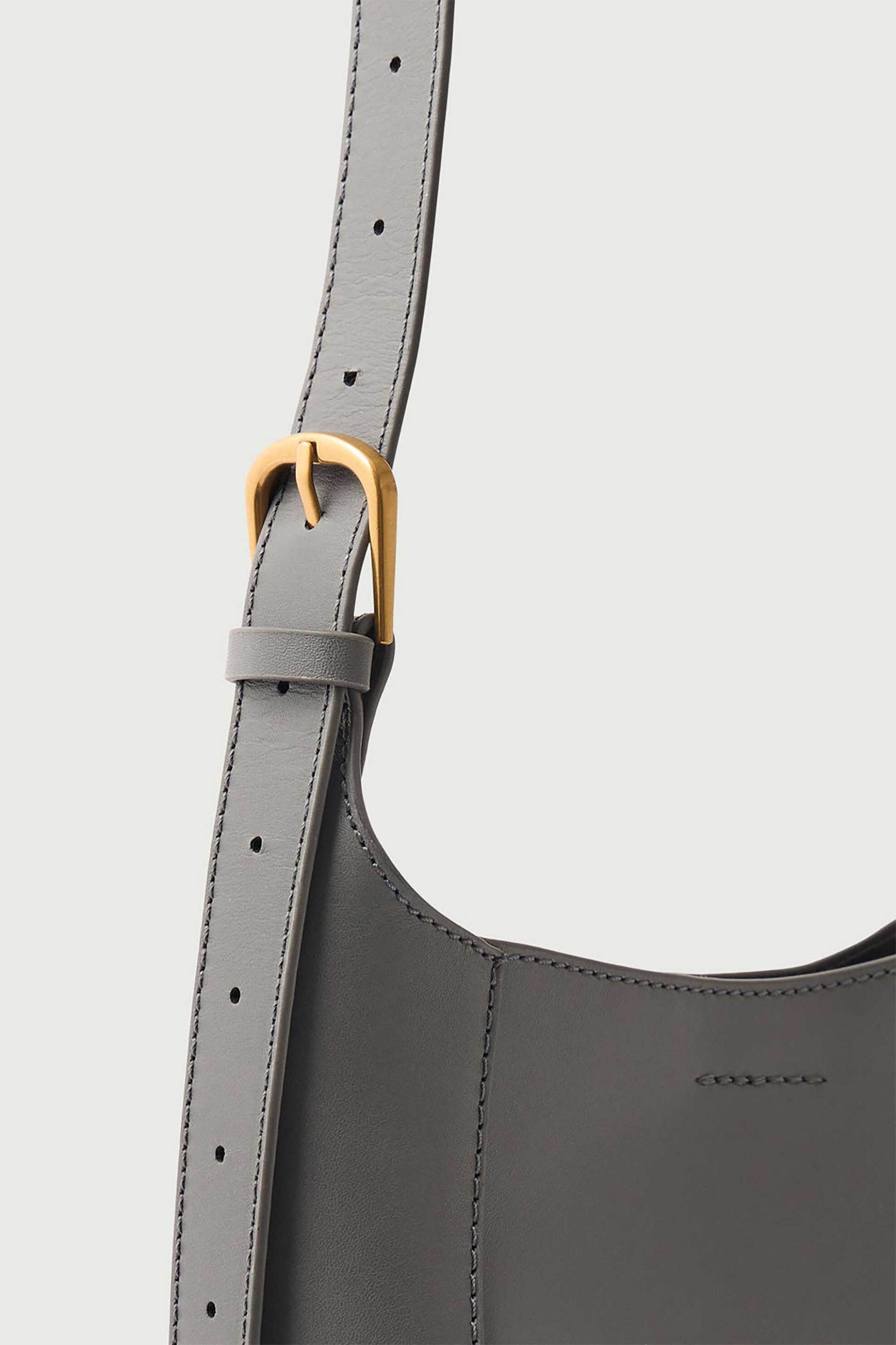 SOEUR Soeur γυναικεία δερμάτινη τσάντα ώμου/crossbody "Uma Mini" - SEM1607UMAMINI Ανθρακί - 3
