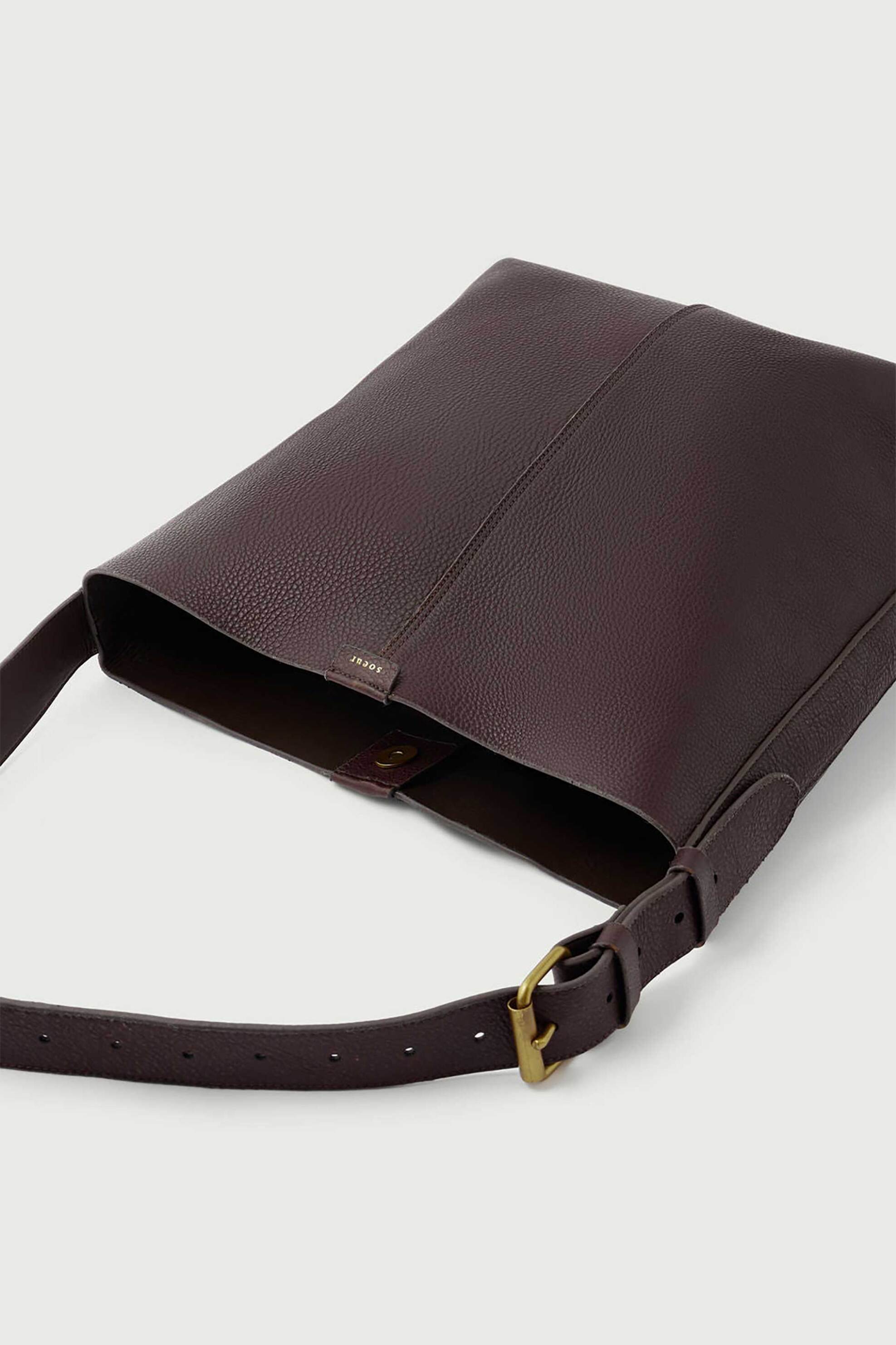 Soeur γυναικεία δερμάτινη τσάντα bucket "Saudade" - SEM0376SAUDADE Καφέ φωτογραφία