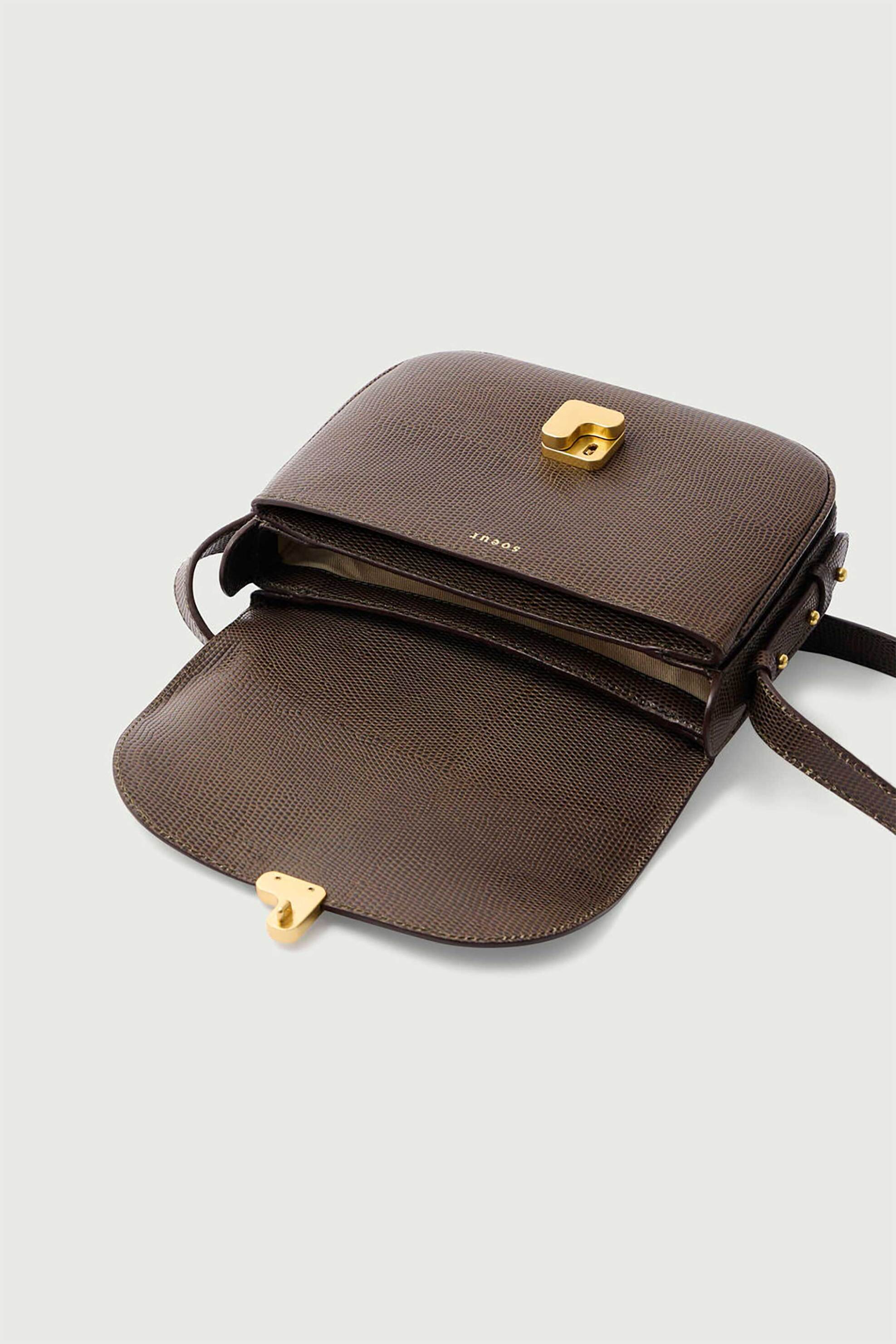 Soeur γυναικεία δερμάτινη τσάντα ώμου/crossbody "Bellissima Mini" - SEM0431BELLIMIN Λαδί φωτογραφία