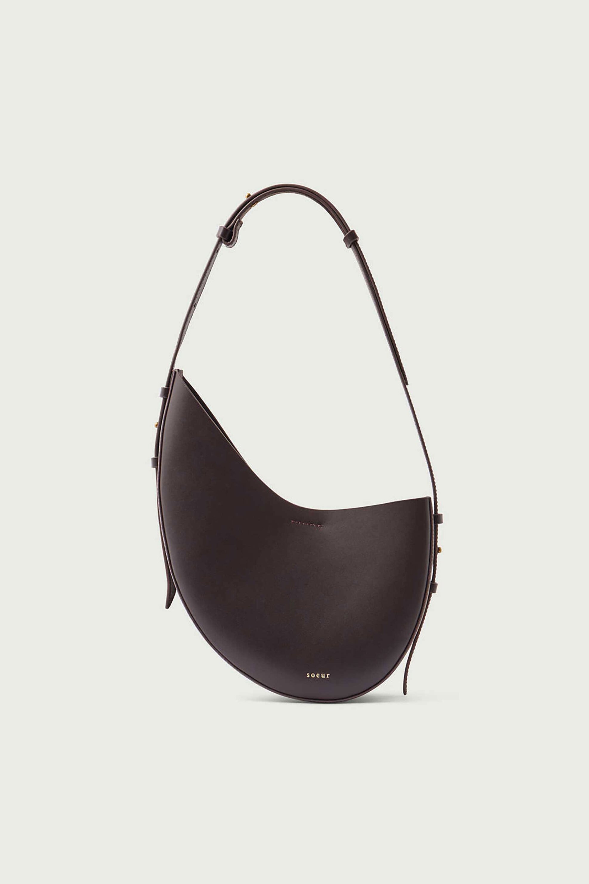 SOEUR Soeur γυναικεία δερμάτινη τσάντα ώμου "Wino" - SEM1036WINO Μπορντό