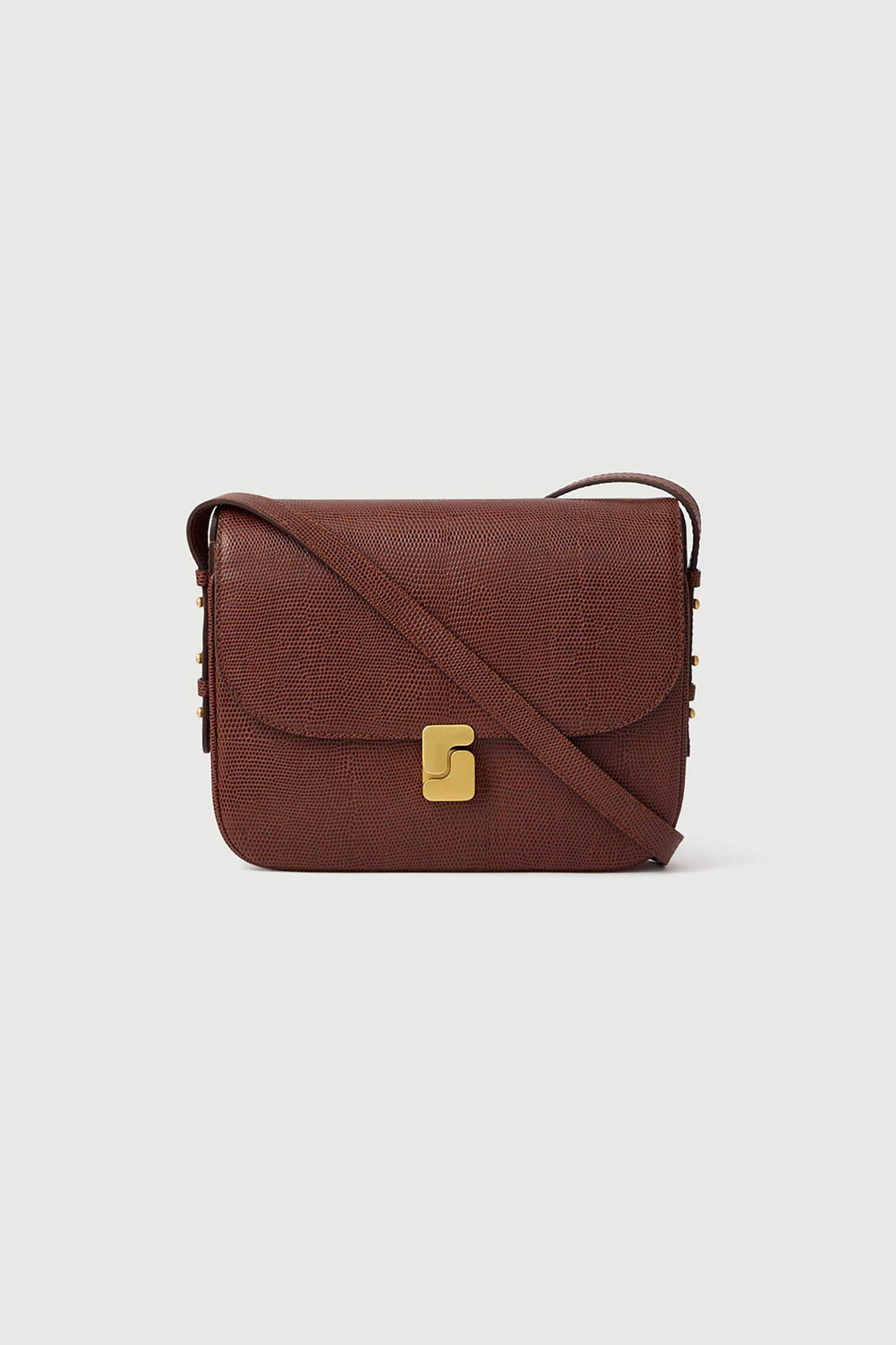 Soeur γυναικεία δερμάτινη τσάντα ώμου/crossbody "Bellissima Maxi" - SEM0945BELLIMAX Ταμπά