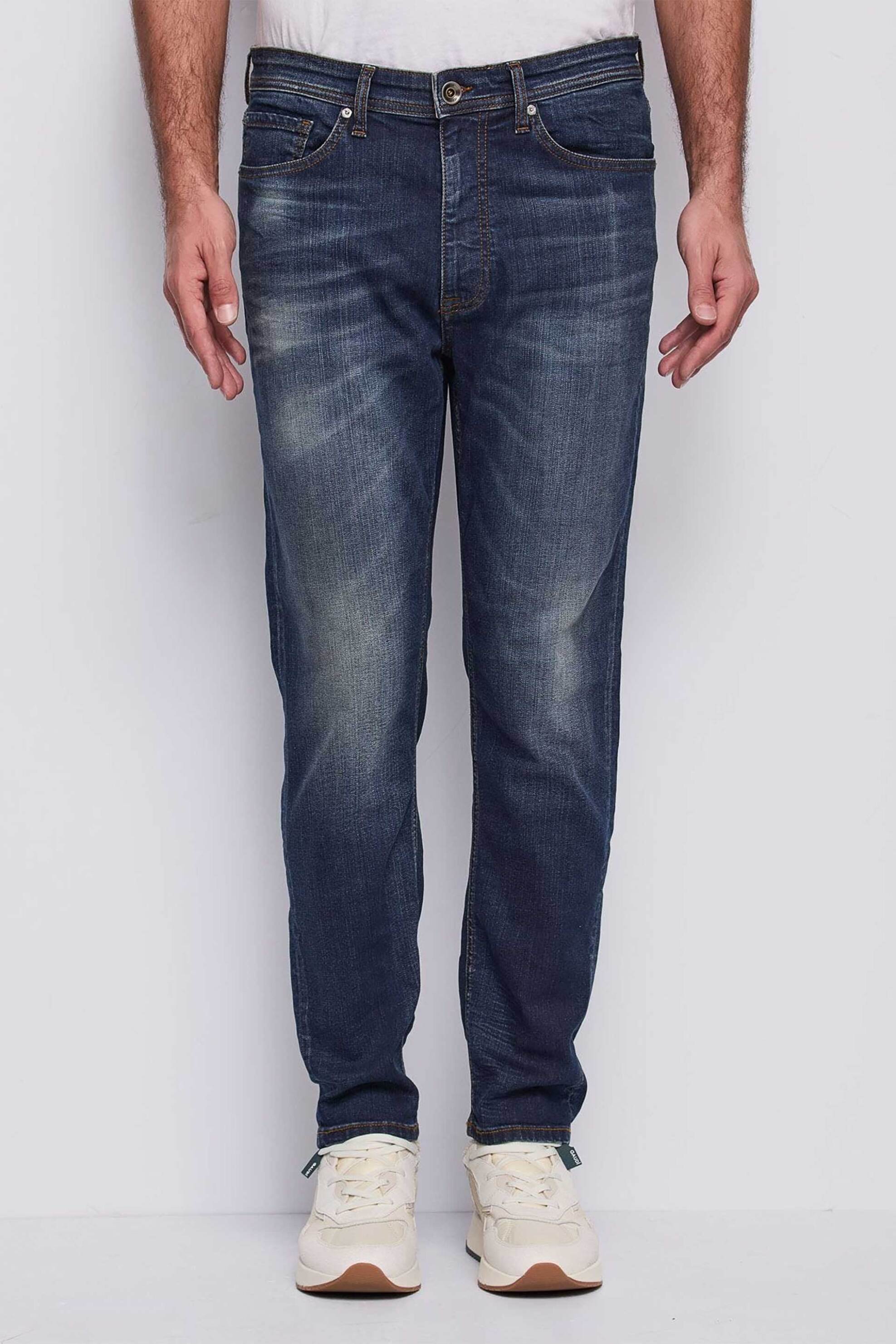 Gaudi ανδρικό τζιν παντελόνι Straight Fit - 521GU26022 Denim Blue