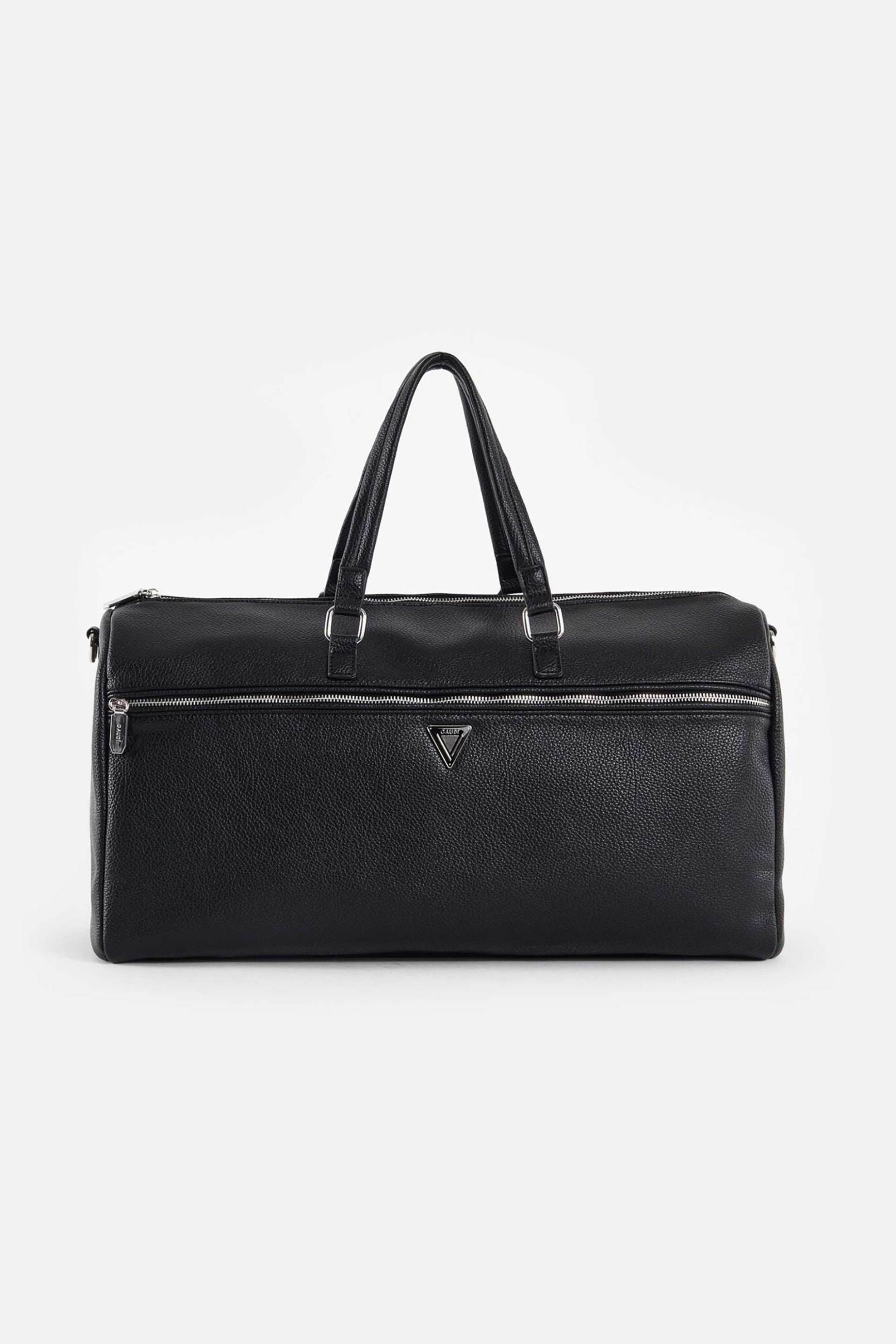 Gaudi ανδρικός σάκος ταξιδίου με μεταλλικό λογότυπο - V5AI-11910 Μαύρο