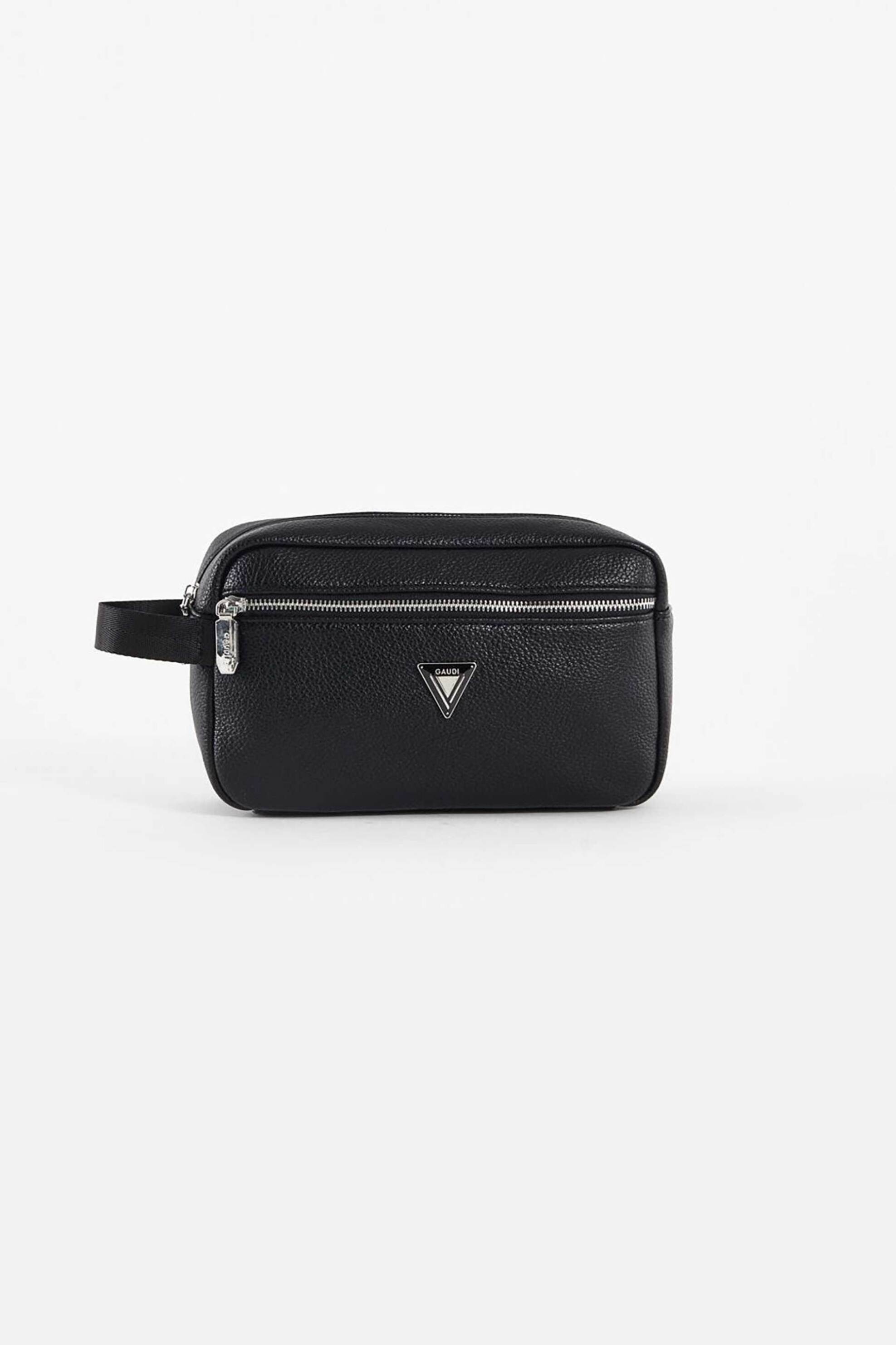 GAUDÍ Gaudi ανδρικό νεσεσέρ με μεταλλικό λογότυπο - V5AI-11916 Μαύρο