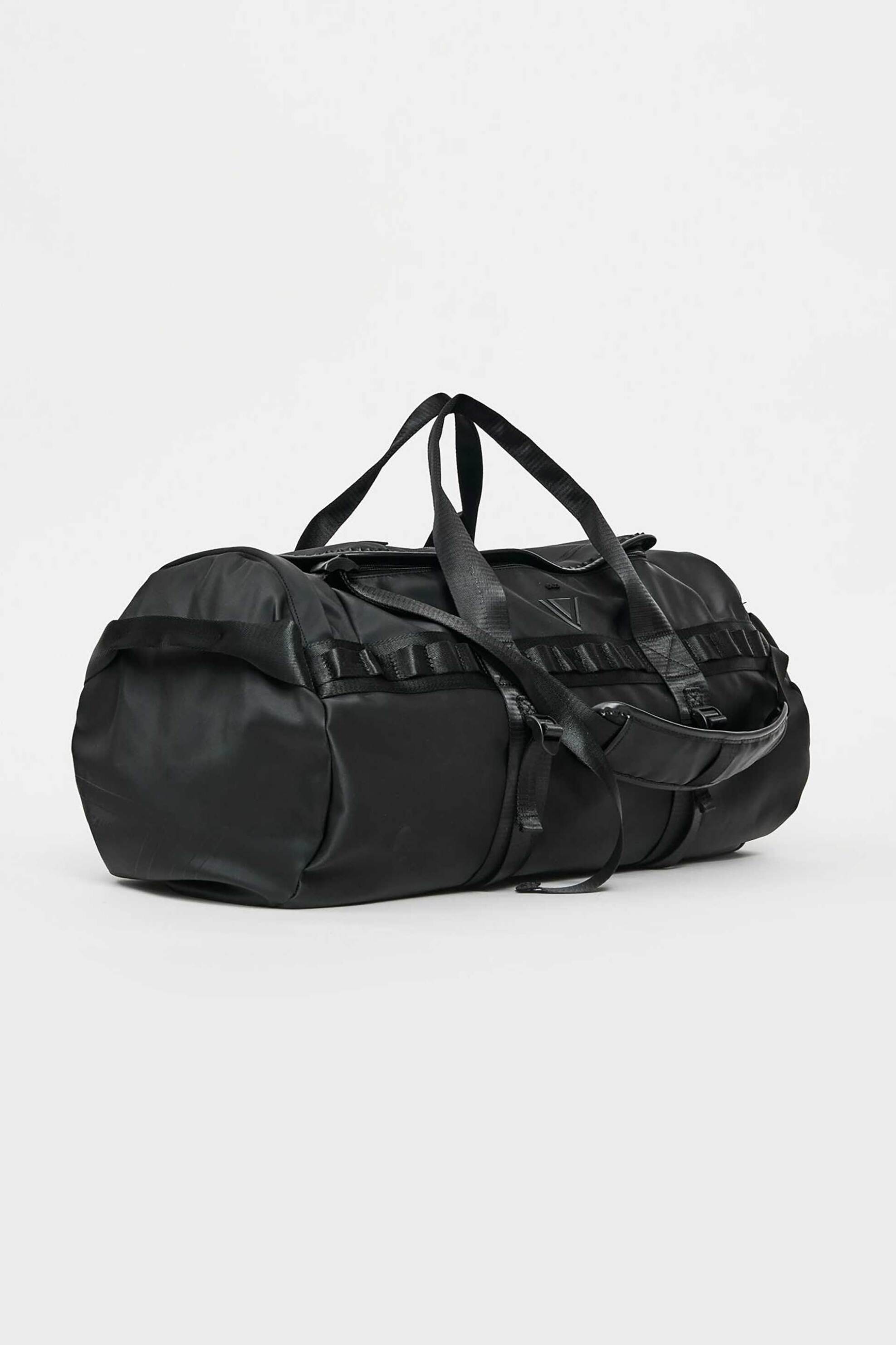 Gaudi ανδρικός σάκος ταξιδίου με ανάγλυφο λογότυπο - V5AI-12520 Μαύρο φωτογραφία