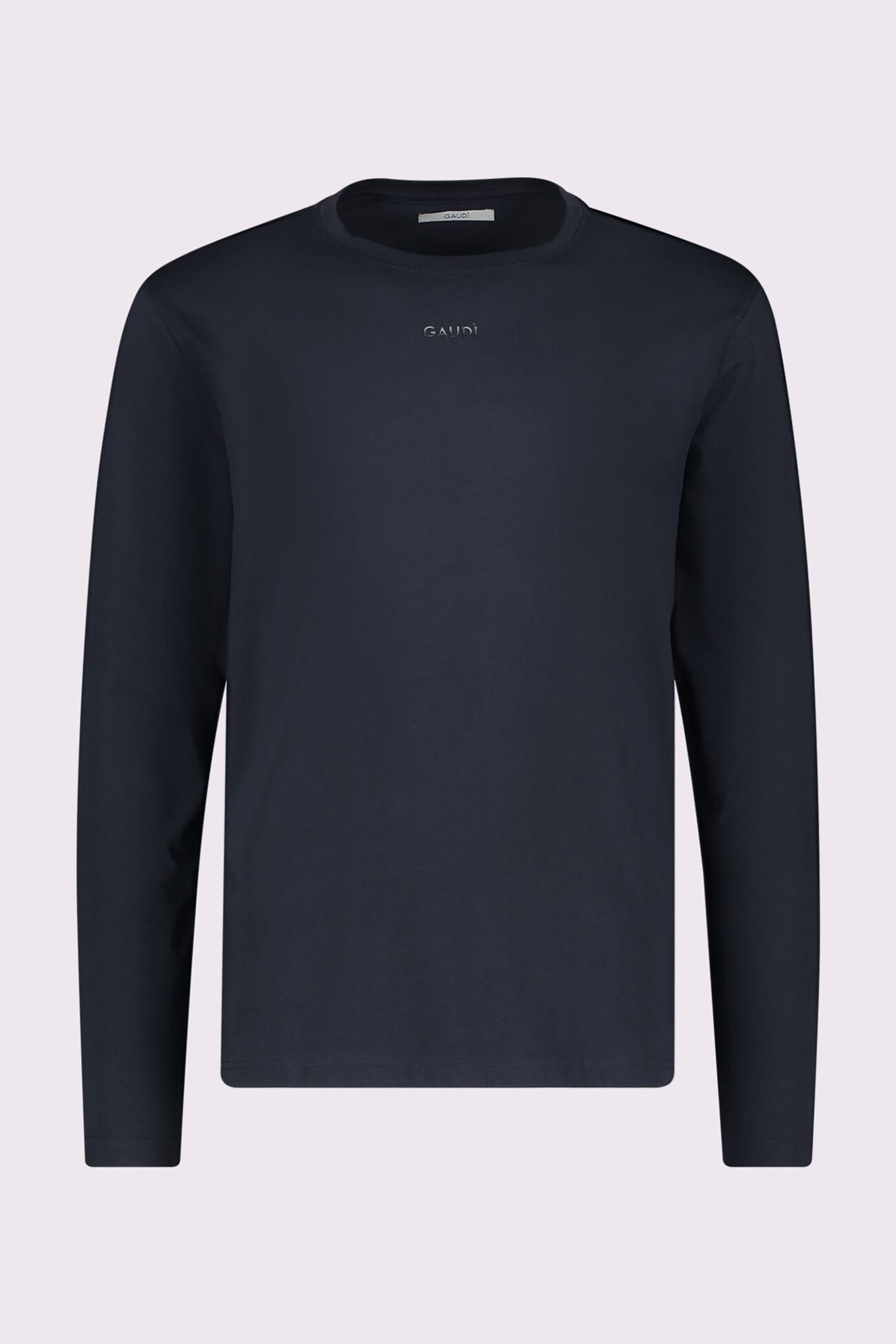 Gaudi ανδρική μπλούζα μονόχρωμη - 521GU64013 Μπλε Σκούρο