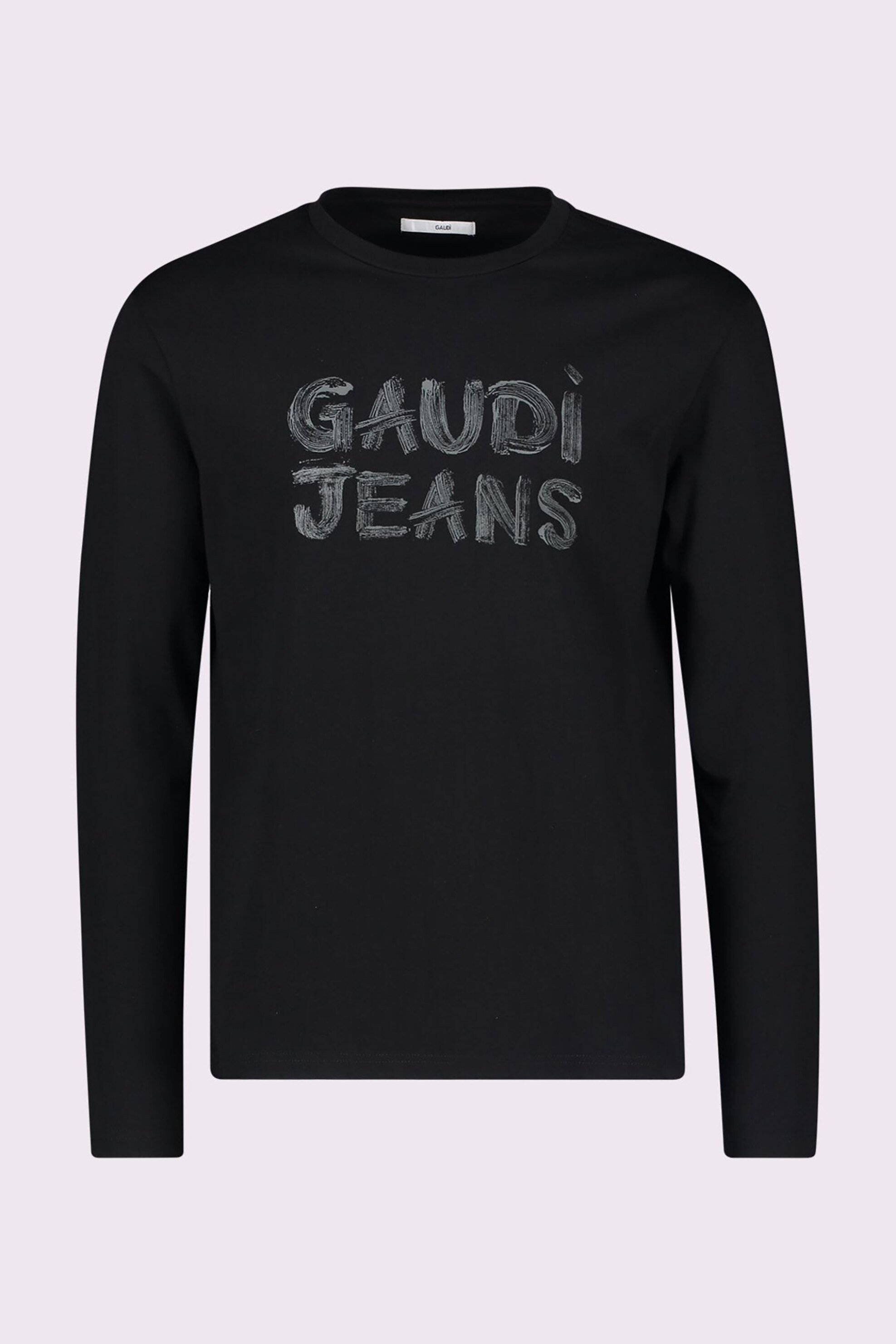 Gaudi ανδρική μπλούζα με logo print - 521GU64025 Μαύρο