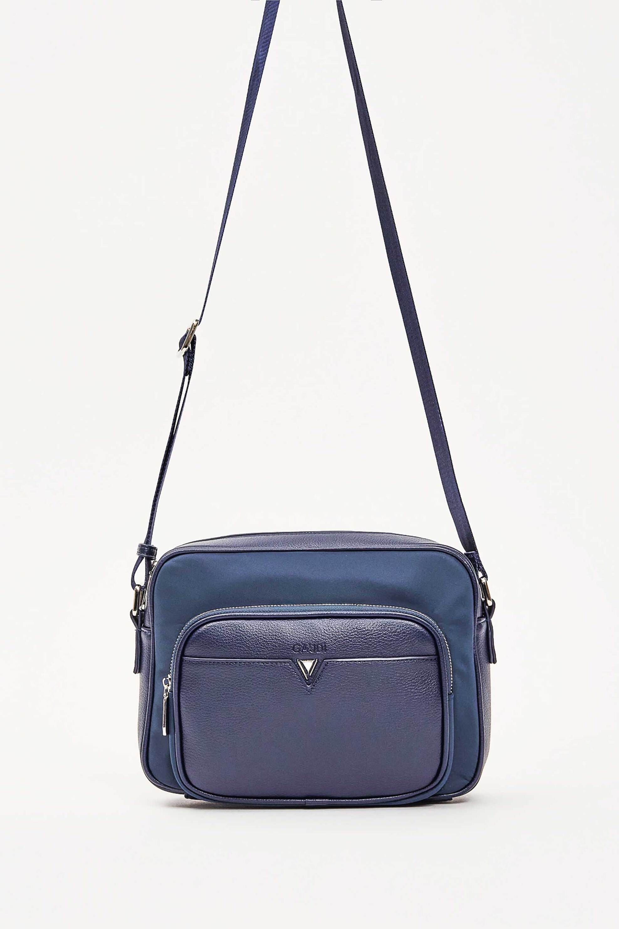 GAUDÍ Gaudi ανδρική τσάντα crossbody "Greg" - V6AE-12883 Μπλε Σκούρο