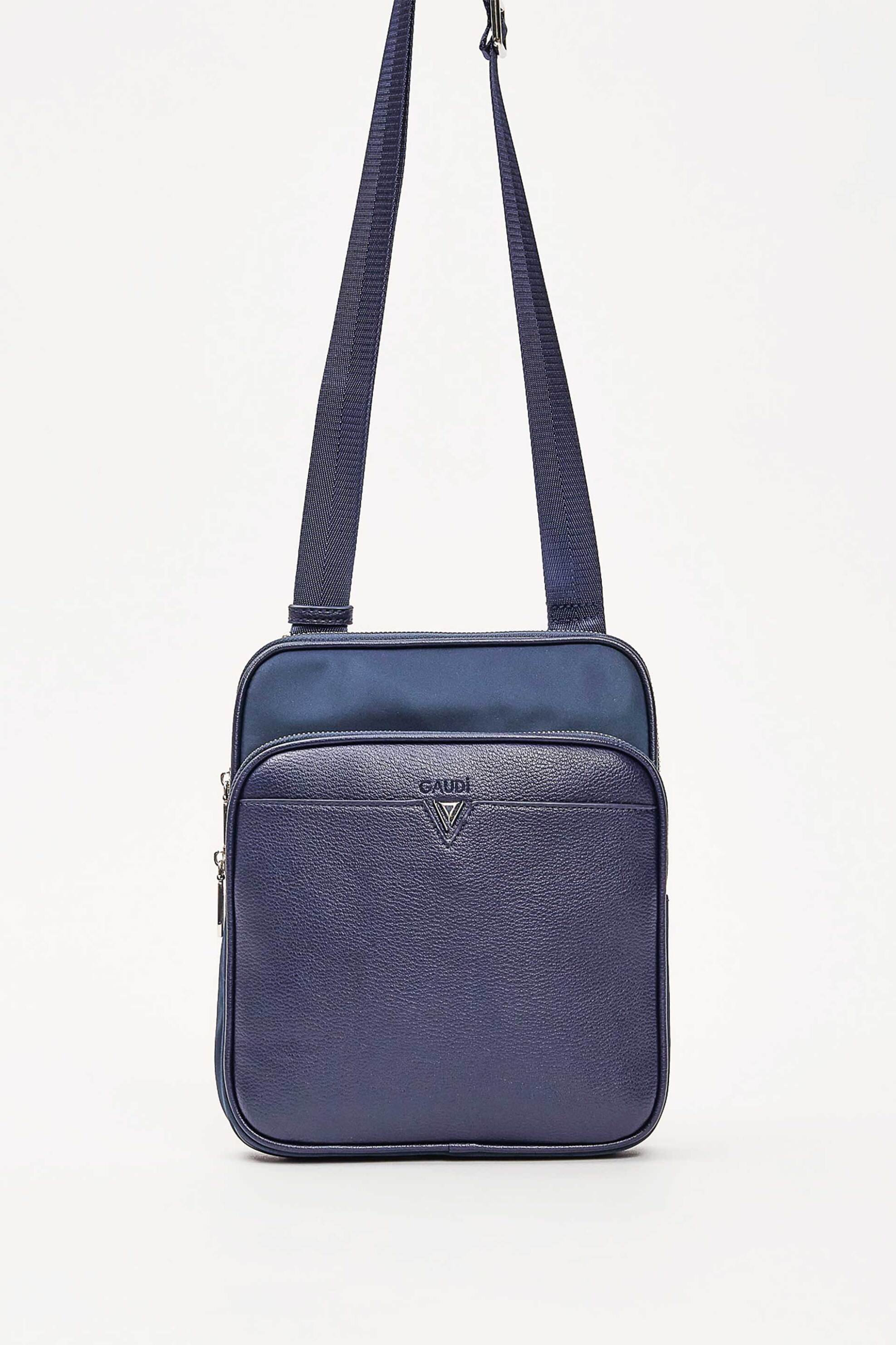 Gaudi ανδρική τσάντα crossbody "Greg" - V6AE-12884 Μπλε Σκούρο