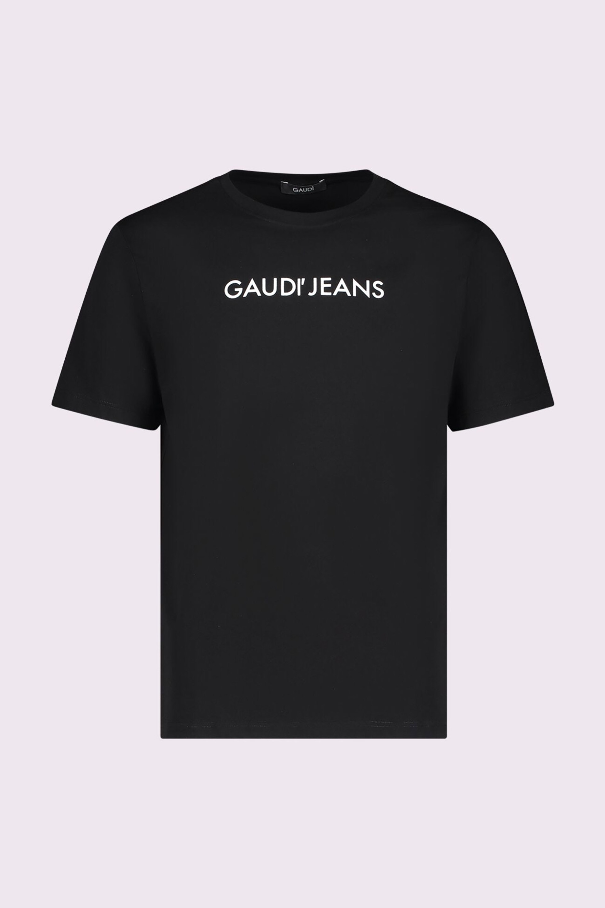 Gaudi ανδρικό T-Shirt με logo print - 521GU64030 Μαύρο