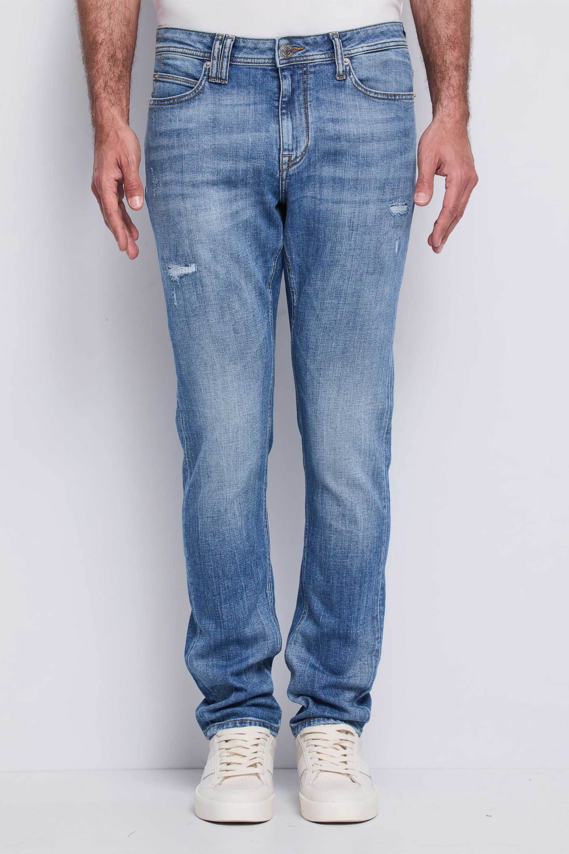 GAUDÍ Gaudi ανδρικό τζιν παντελόνι πεντάτσεπο Slim Fit - 611GU26006 Denim Blue