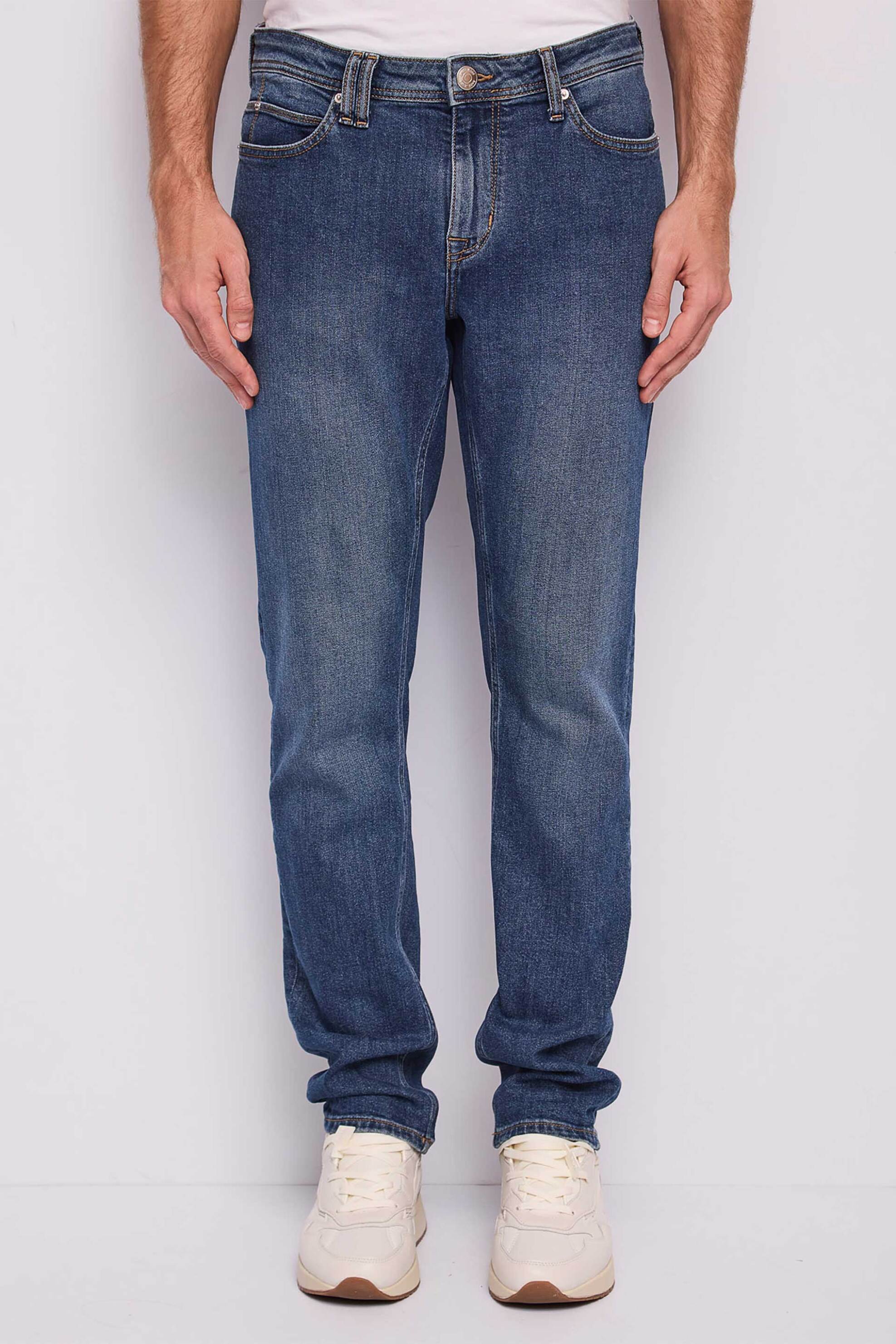 Gaudi ανδρικό τζιν παντελόνι πεντάτσεπο Slim Fit - 611GU26031 Denim Blue
