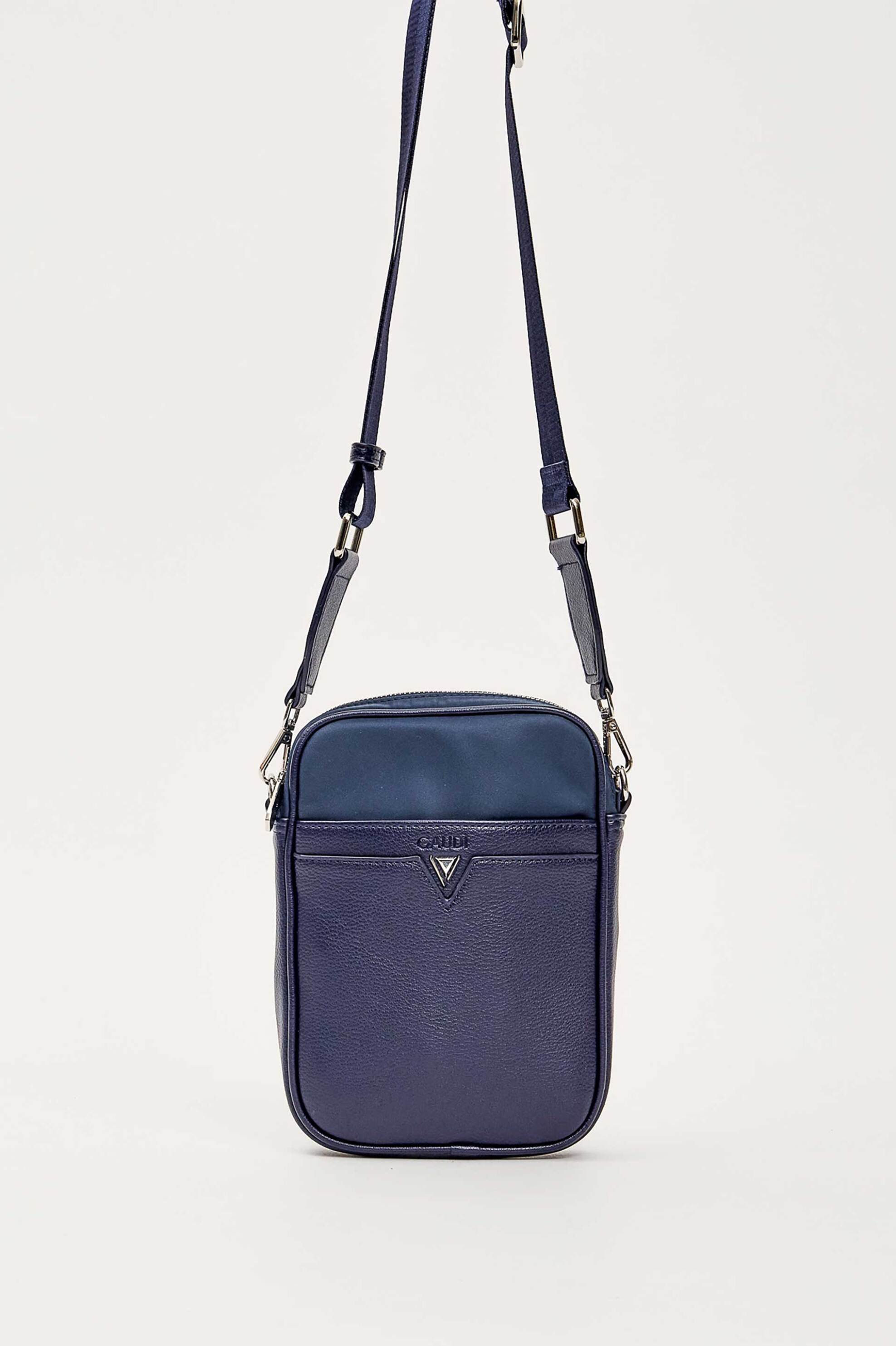Gaudi ανδρική τσάντα crossbody "Greg" - V6AE-12885 Μπλε Σκούρο