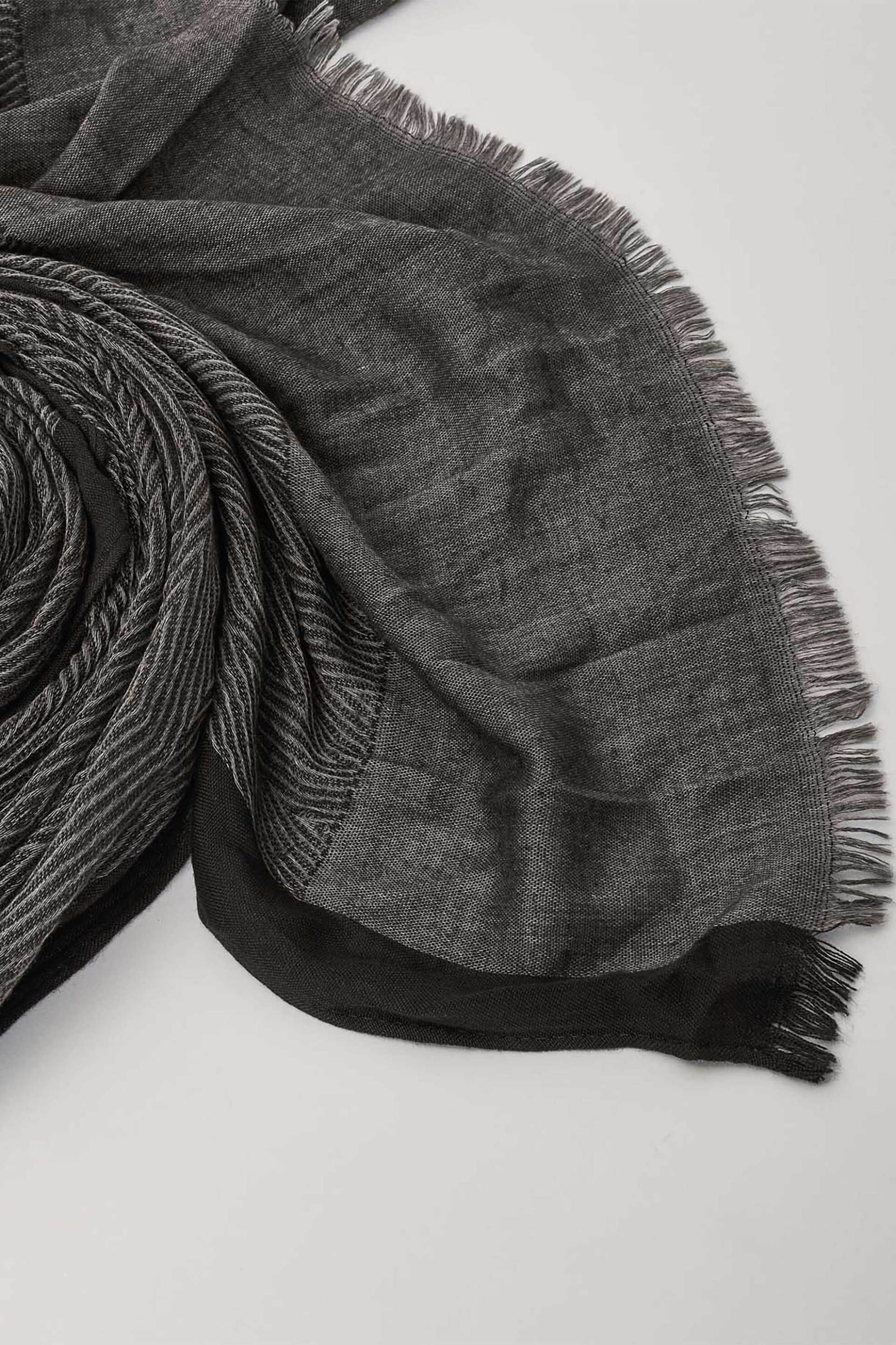 Gaudi ανδρικό φουλάρι jacquard "Gave" - V6AE-12911 Μαύρο φωτογραφία