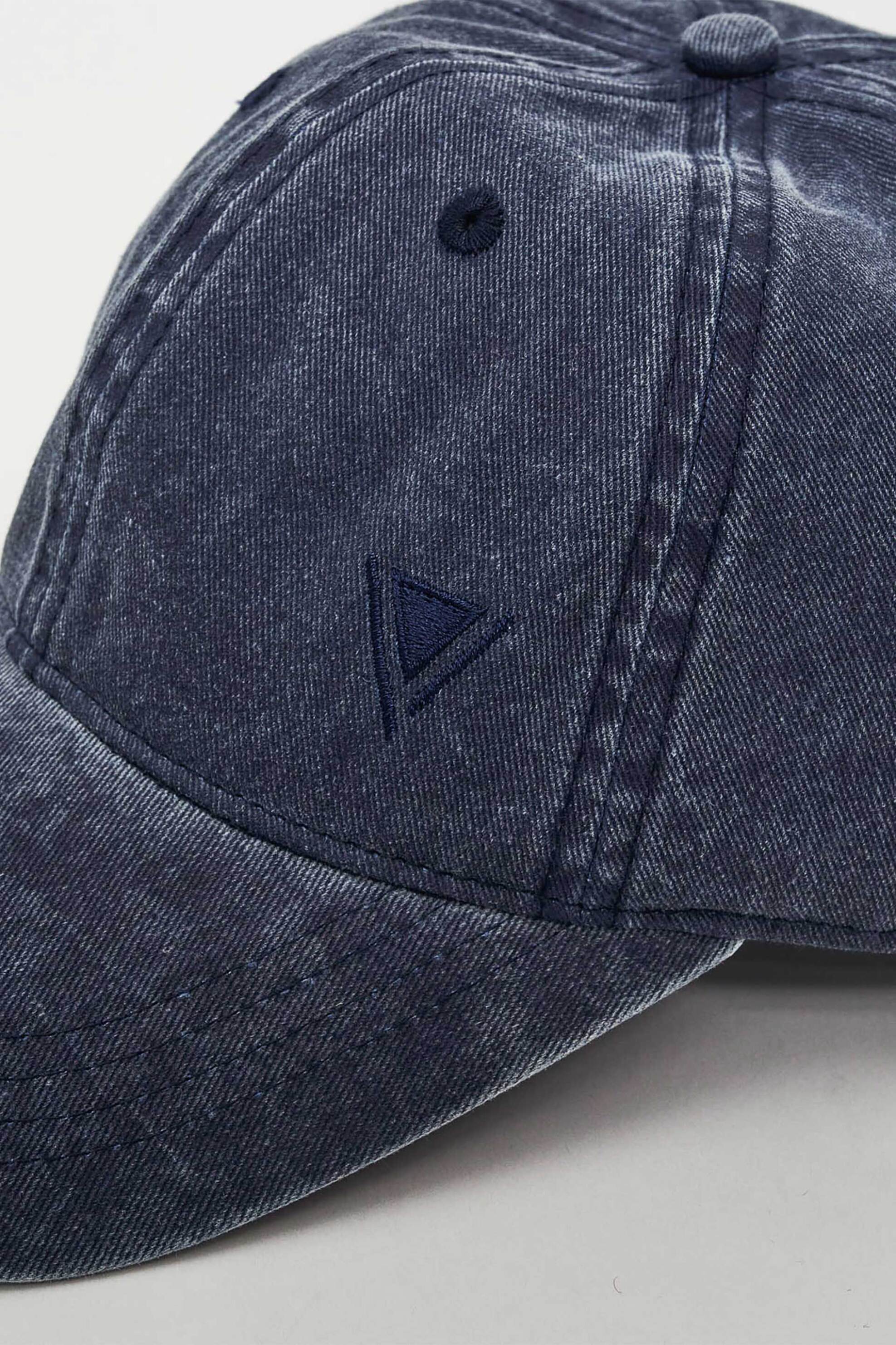 Gaudi ανδρικό denim καπέλο jockey "Gave" - V6AE-12912 Μπλε Σκούρο φωτογραφία
