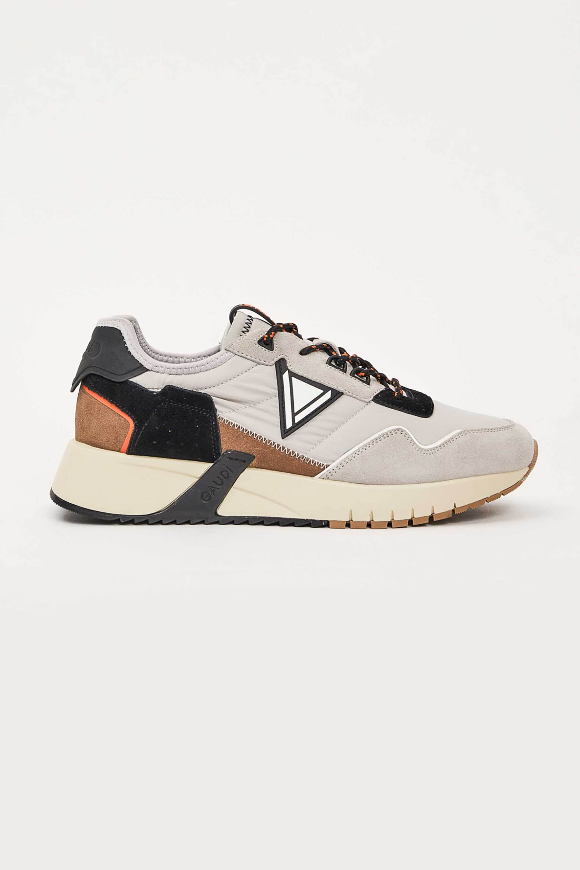 Gaudi ανδρικά sneakers με λογότυπο - V61-65332 Γκρι Ανοιχτό
