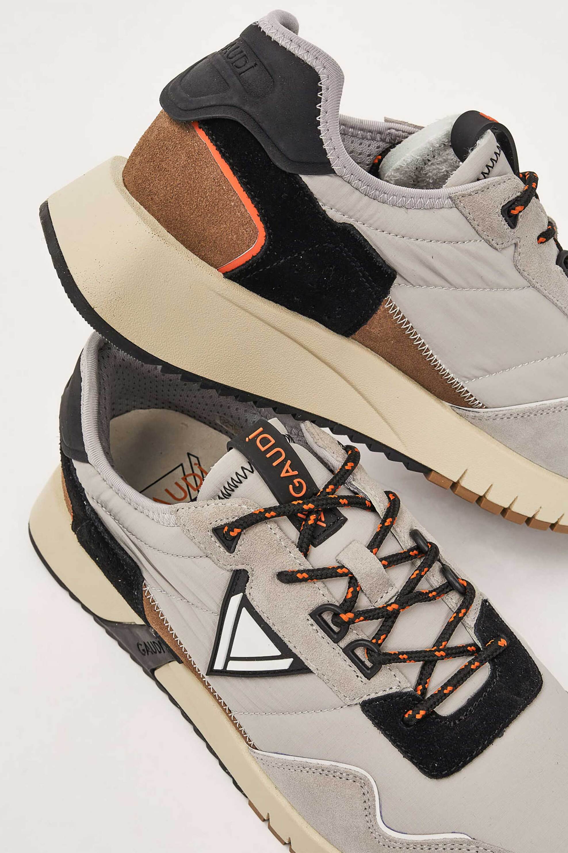 Gaudi Ανδρικά Sneakers με Λογότυπο - V61-65332 Γκρι Ανοιχτό