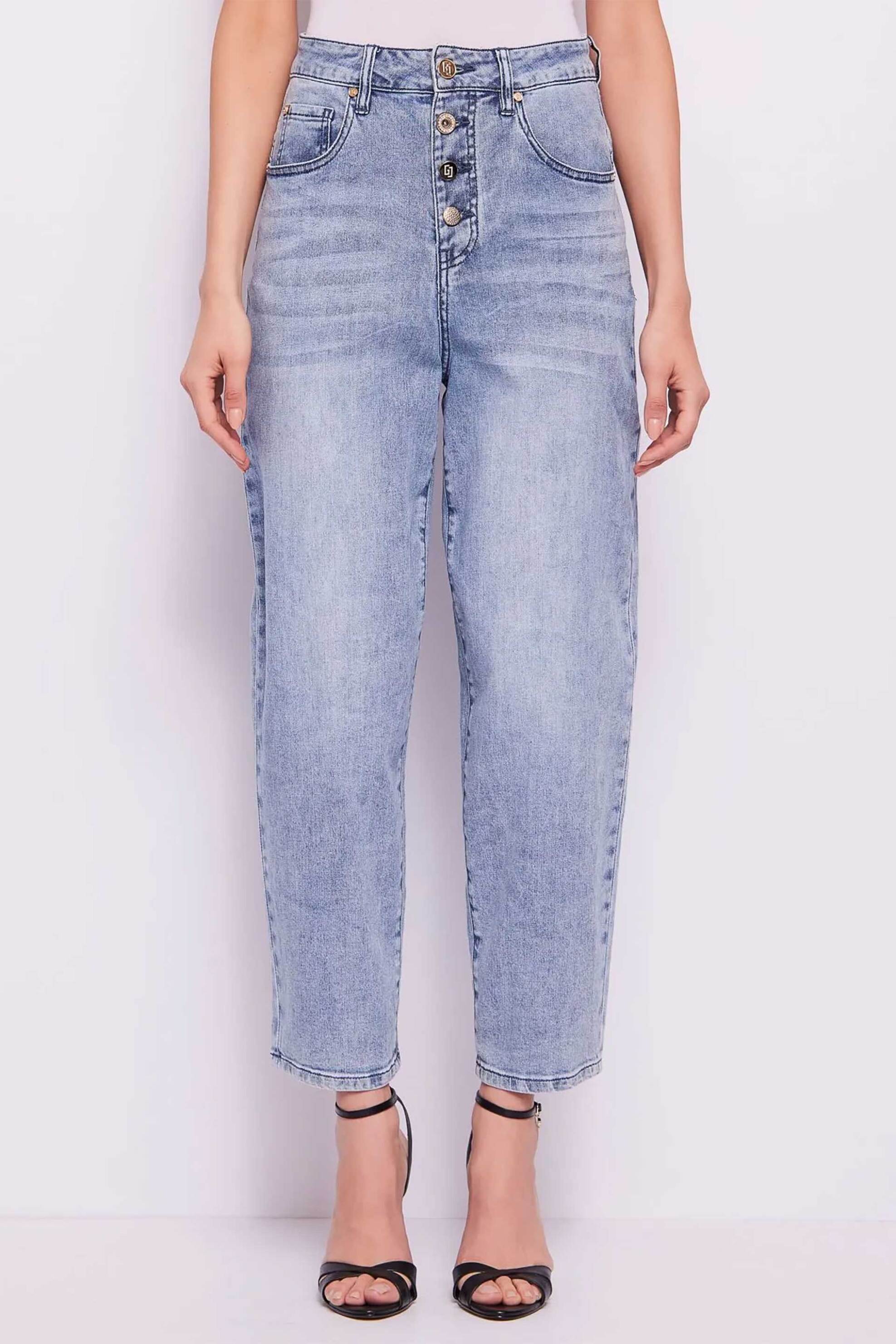 Gaudi γυναικείο τζιν παντελόνι Relaxed Fit - 511BD26005 Denim Blue φωτογραφία