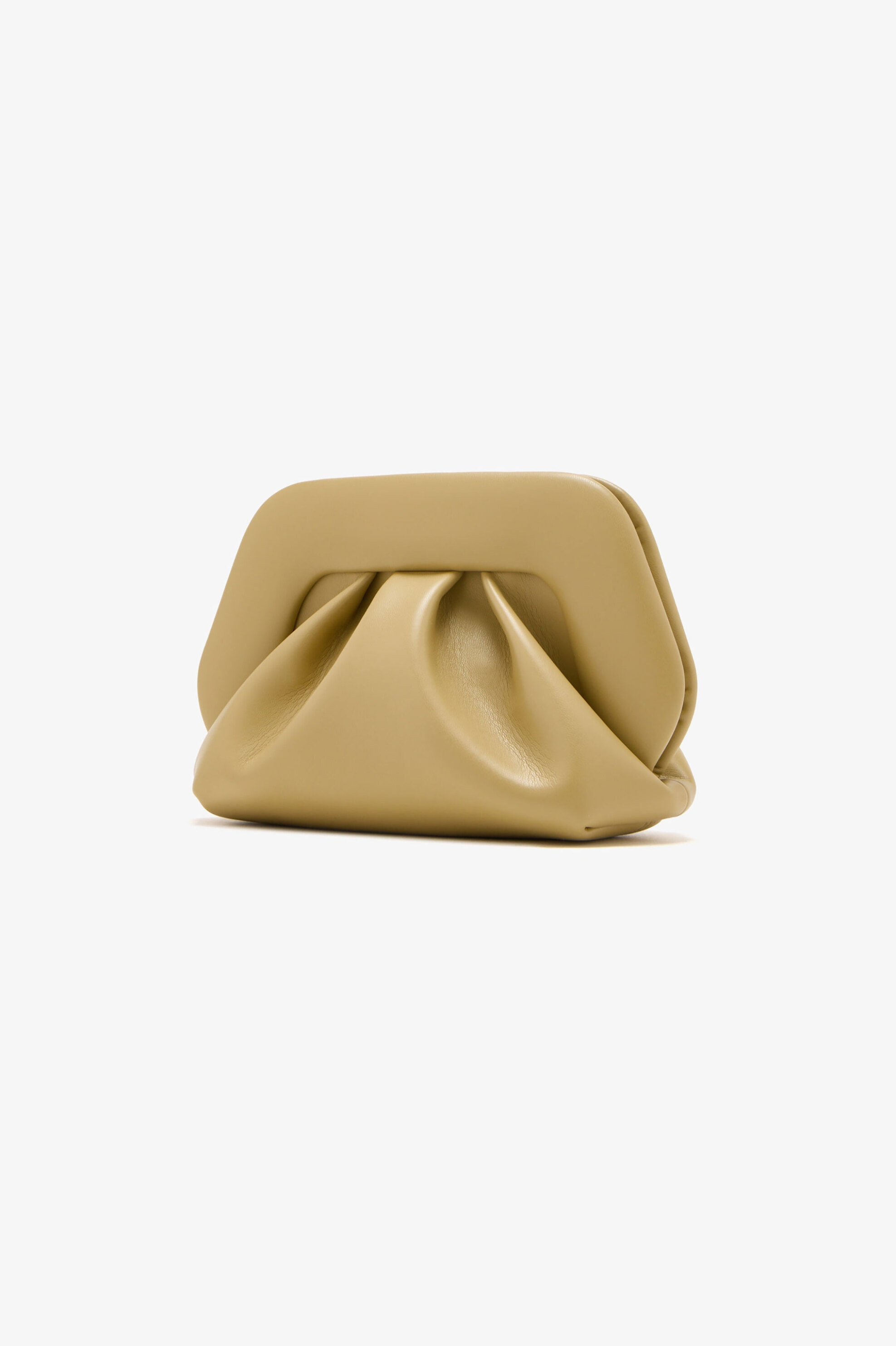 Themoirè γυναικείο τσαντάκι clutch vegan "Gea" - TMSR25GN24 Λαδί φωτογραφία