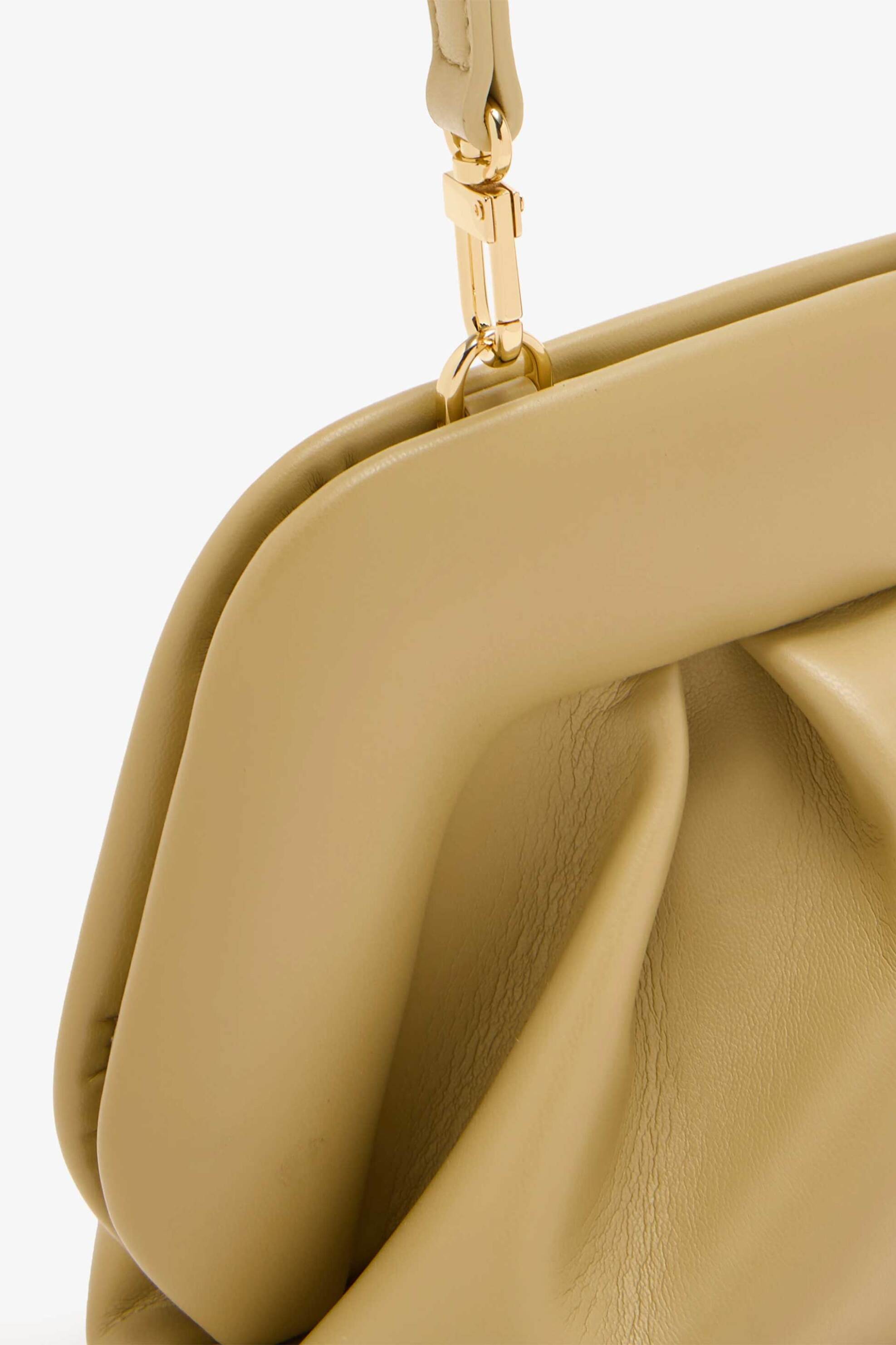 THEMOIRè Themoirè γυναικείο τσαντάκι clutch vegan "Gea" - TMSR25GN24 Λαδί - 3